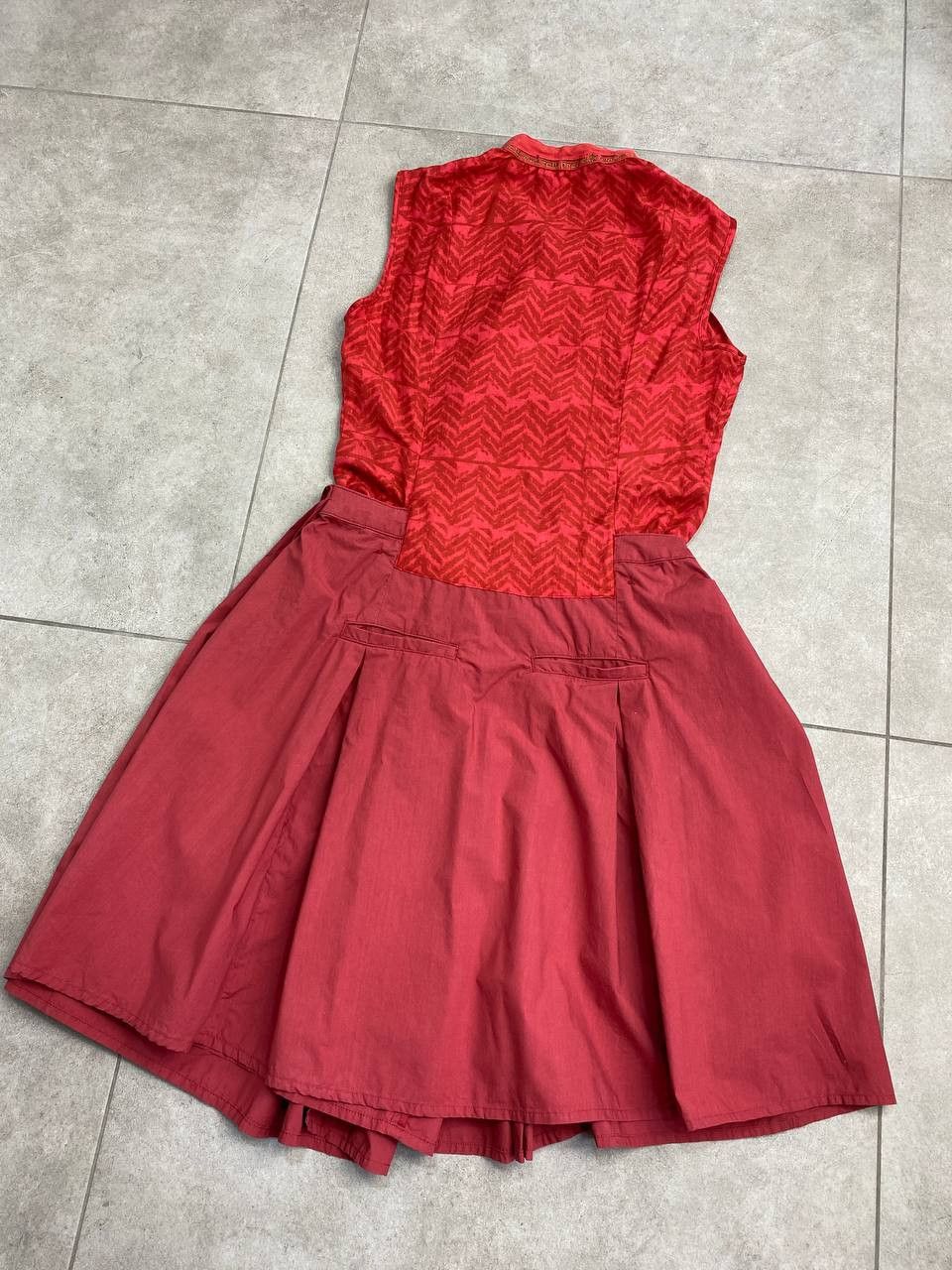 Marithe + Francois Girbaud Marithe + Francois Girbaud Vestsareety Gibrid Blouse Dress Size S / US 4 / IT 40 - 6 Thumbnail