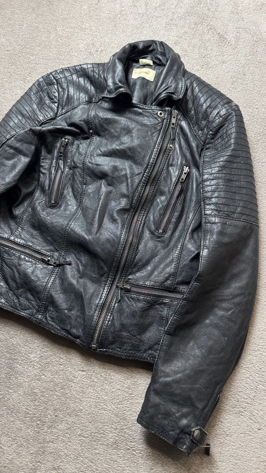 Japanese Brand Biker Y2K Vintage Lambskin Leather Jacket schott allsaints Size M / US 6-8 / IT 42-44 - 3 Thumbnail