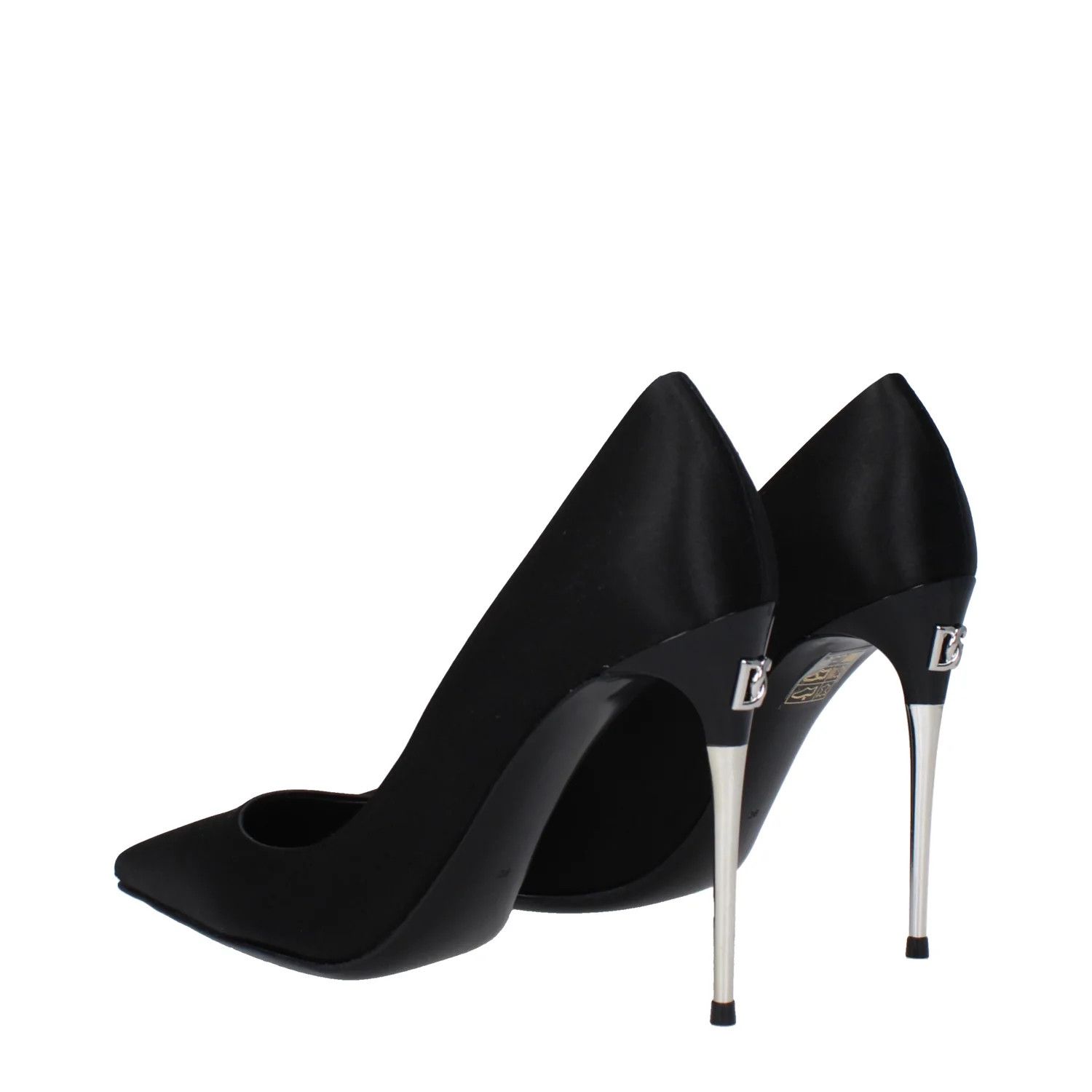 Dolce & Gabbana ob1o1e1124 Satin Pumps in Black Size US 8.5 / IT 38.5 - 4 Thumbnail