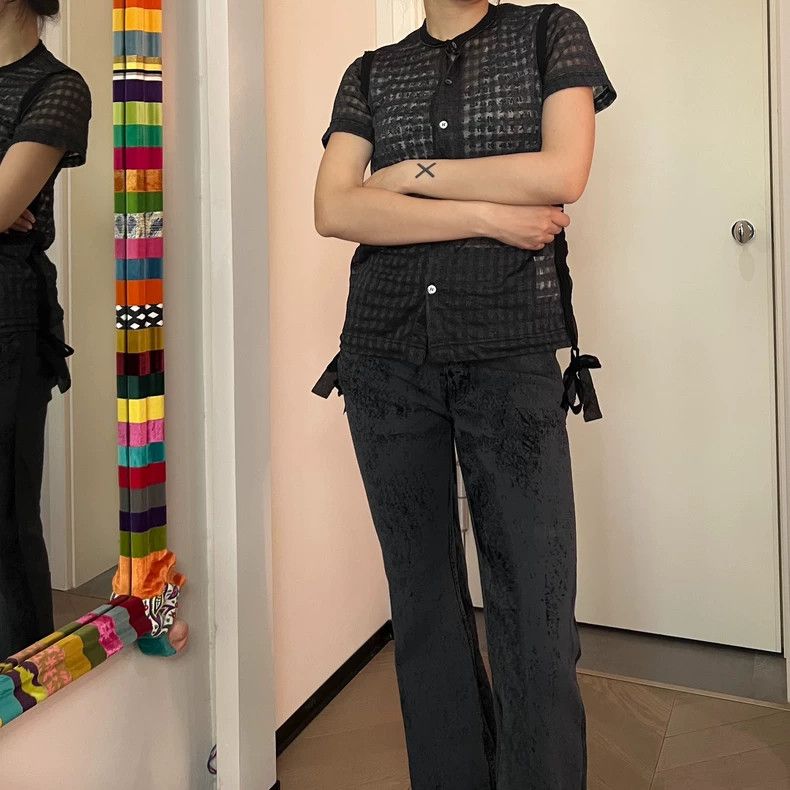 Other Comme Des Garcons Semi-permeable cotton black short sleeve Size S / US 4 / IT 40 - 3 Thumbnail