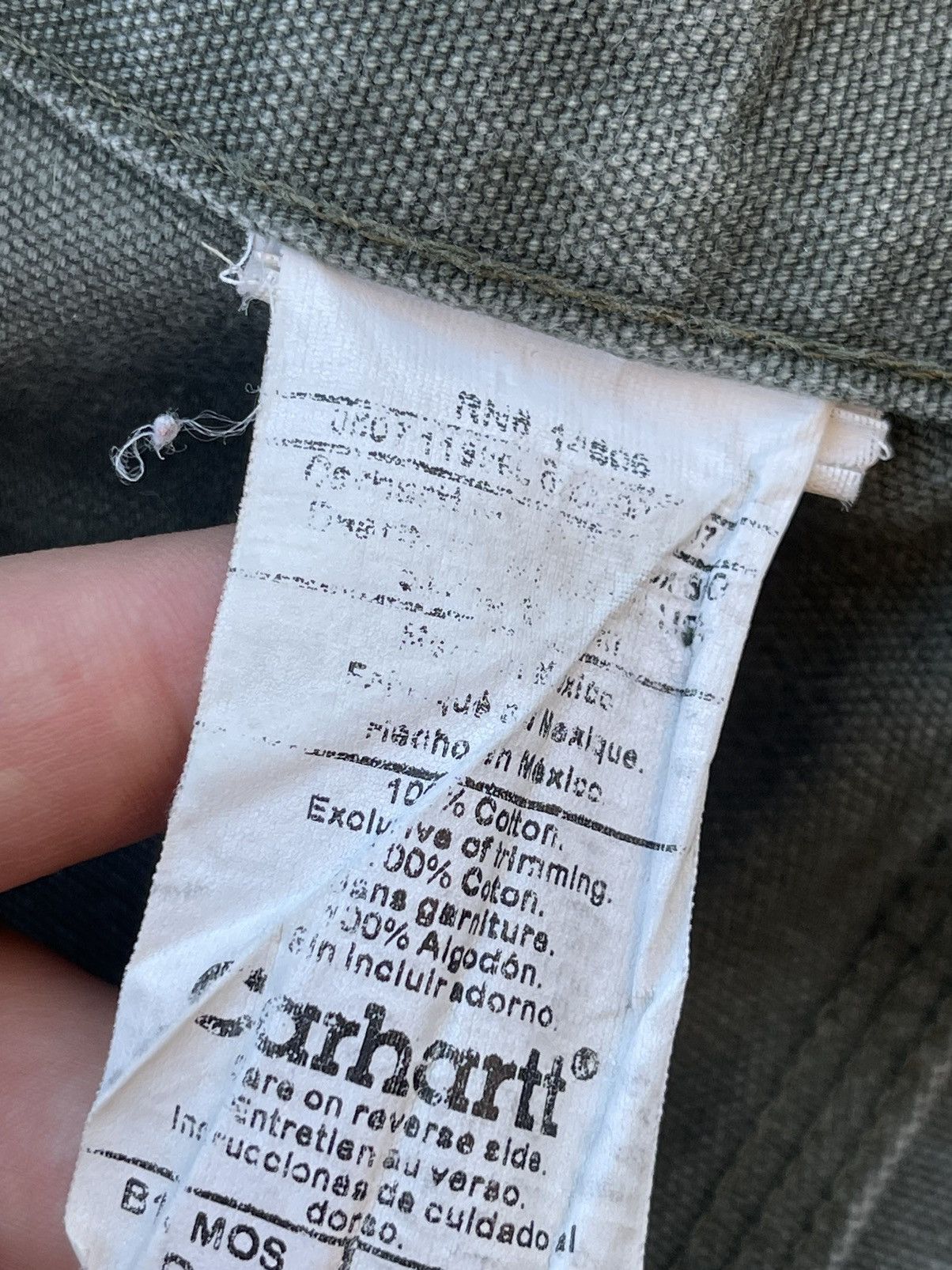 Carhartt 90’s Vintage Carhartt double knee cargo khaki pants Size US 33 - 15 Thumbnail