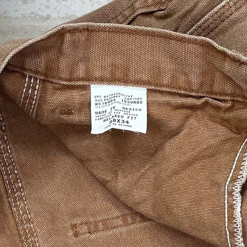 Dickies Vintage Y2K Dickies Carpenter Pants 38x34 Baggy Wide Tan Size US 38 / EU 54 - 4 Thumbnail