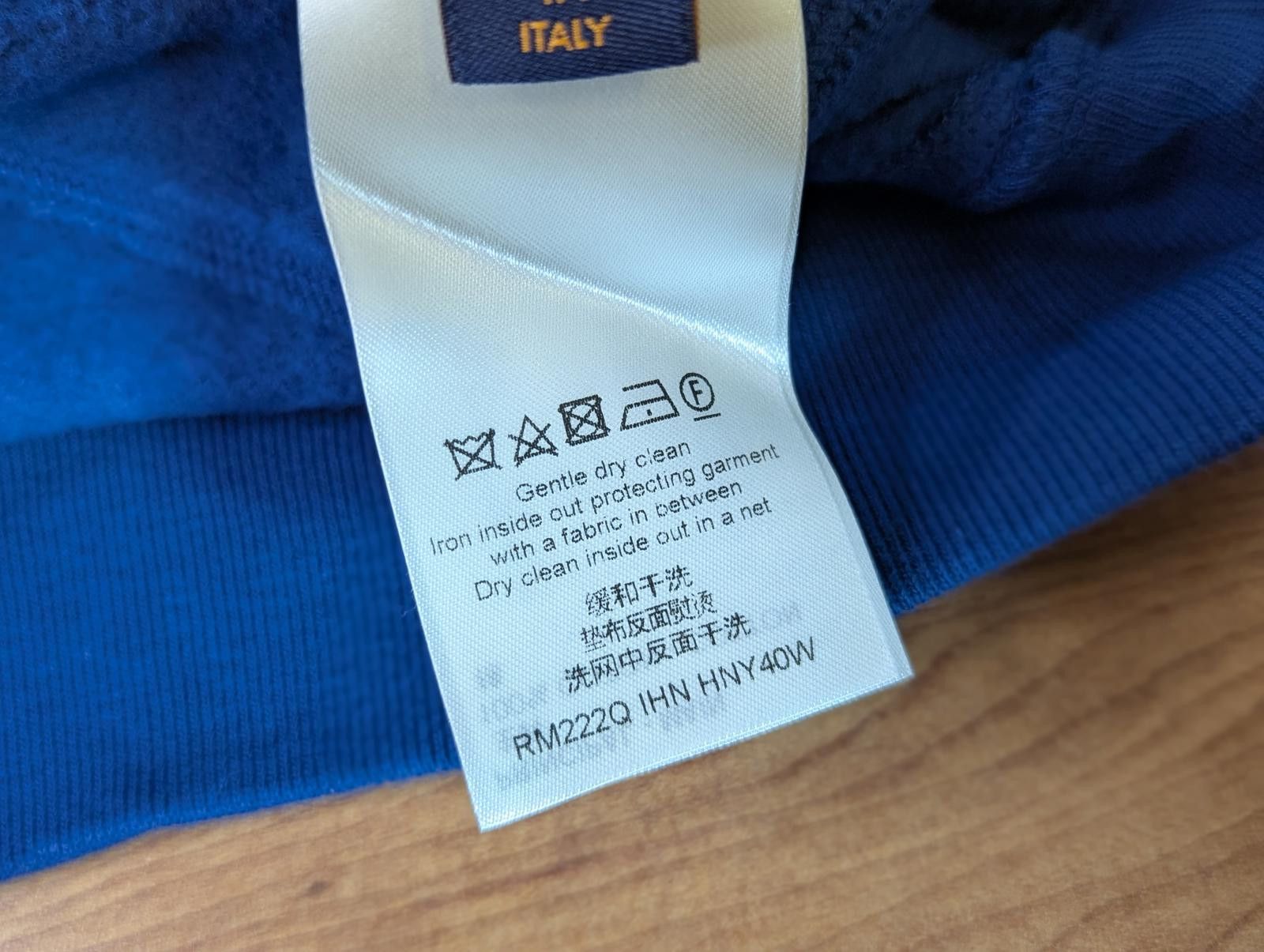 Louis Vuitton LOUIS VUITTON MONOGRAM CIRCLE CUT HOODIE - OCEAN Size US XL / EU 56 / 4 - 7 Thumbnail