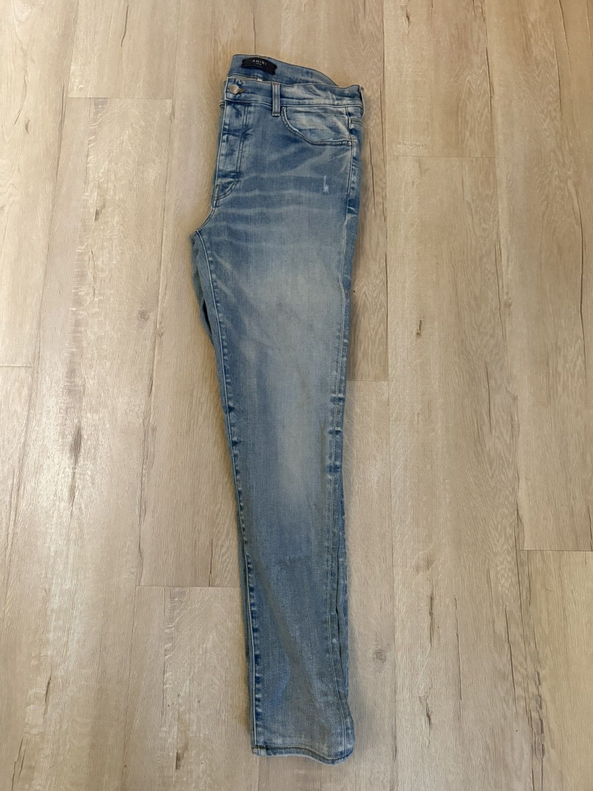 Amiri Amiri mx1 light blue washed jeans Size US 36 / EU 52 - 4 Thumbnail