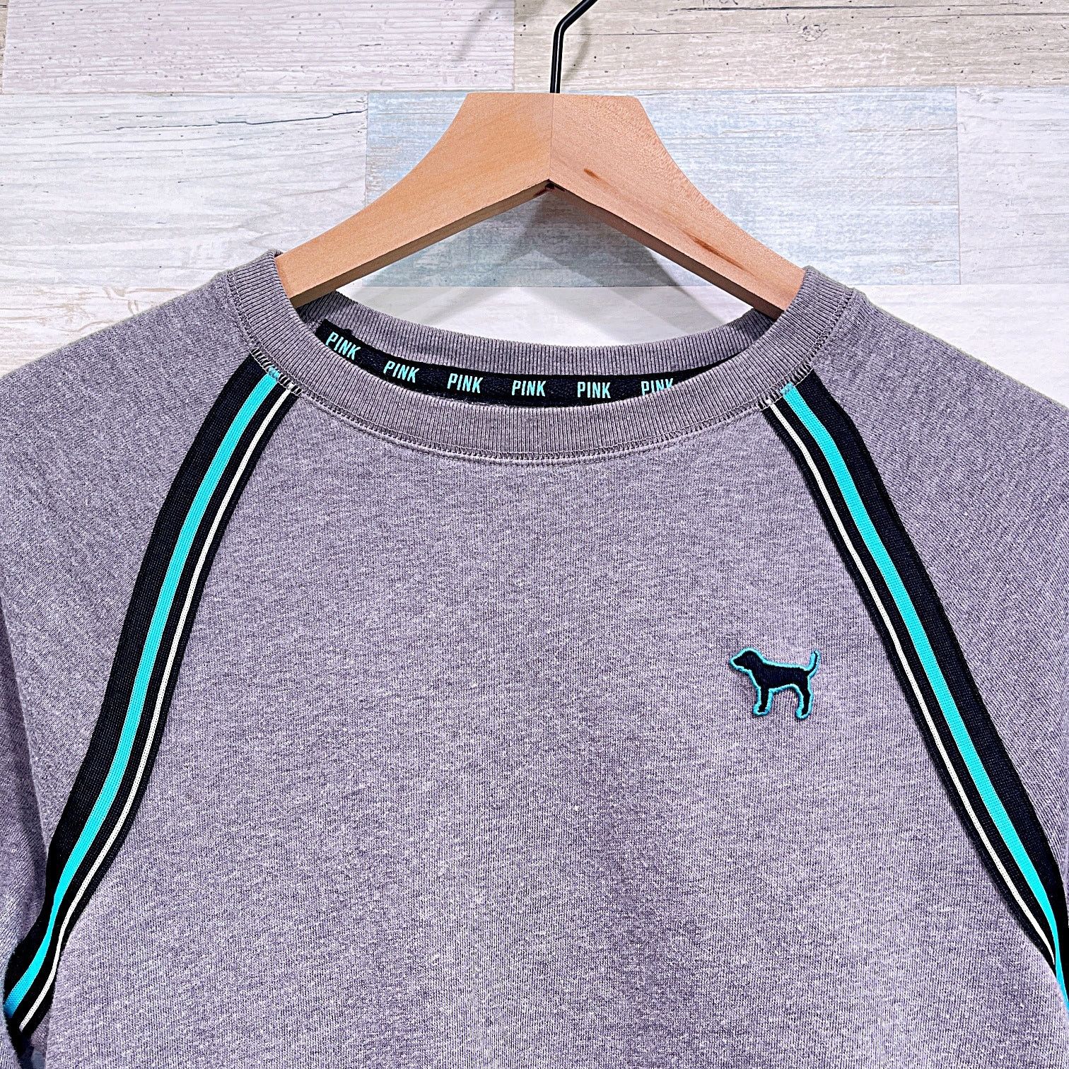 Victoria's Secret PINK Victorias Secret Perfect Sweatshirt Gray Blue Black XS Size XS / US 0-2 / IT 36-38 - 2 Thumbnail