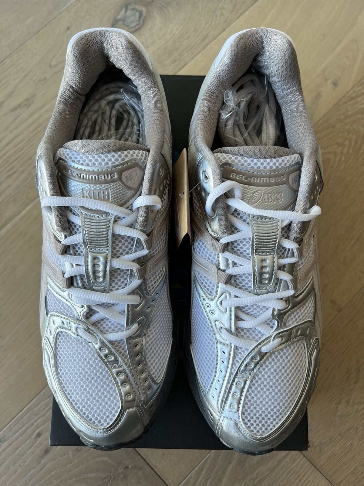 Asics × Kith × Ronnie Fieg Kith ASICS Gel Nimbus 10.1 White Morganite size 10 Size US 10 / EU 43 - 5 Thumbnail