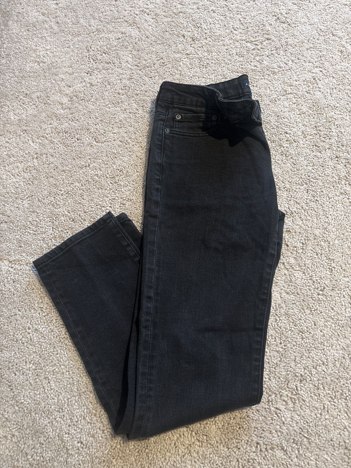 Aeropostale Black skinny Jeans Size US 31 - 3 Thumbnail