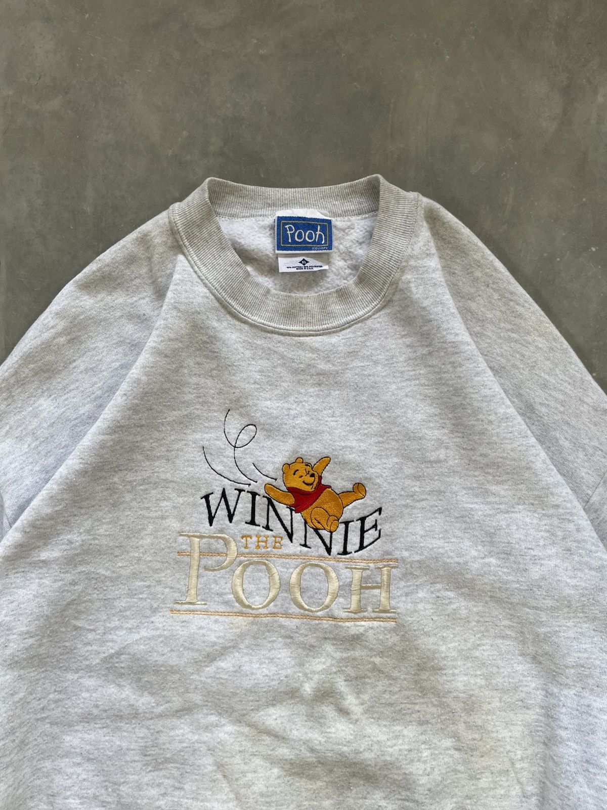 Disney Vintage Disney Winnie The Pooh USA Sweatshirt Embordired Size US XL / EU 56 / 4 - 3 Thumbnail