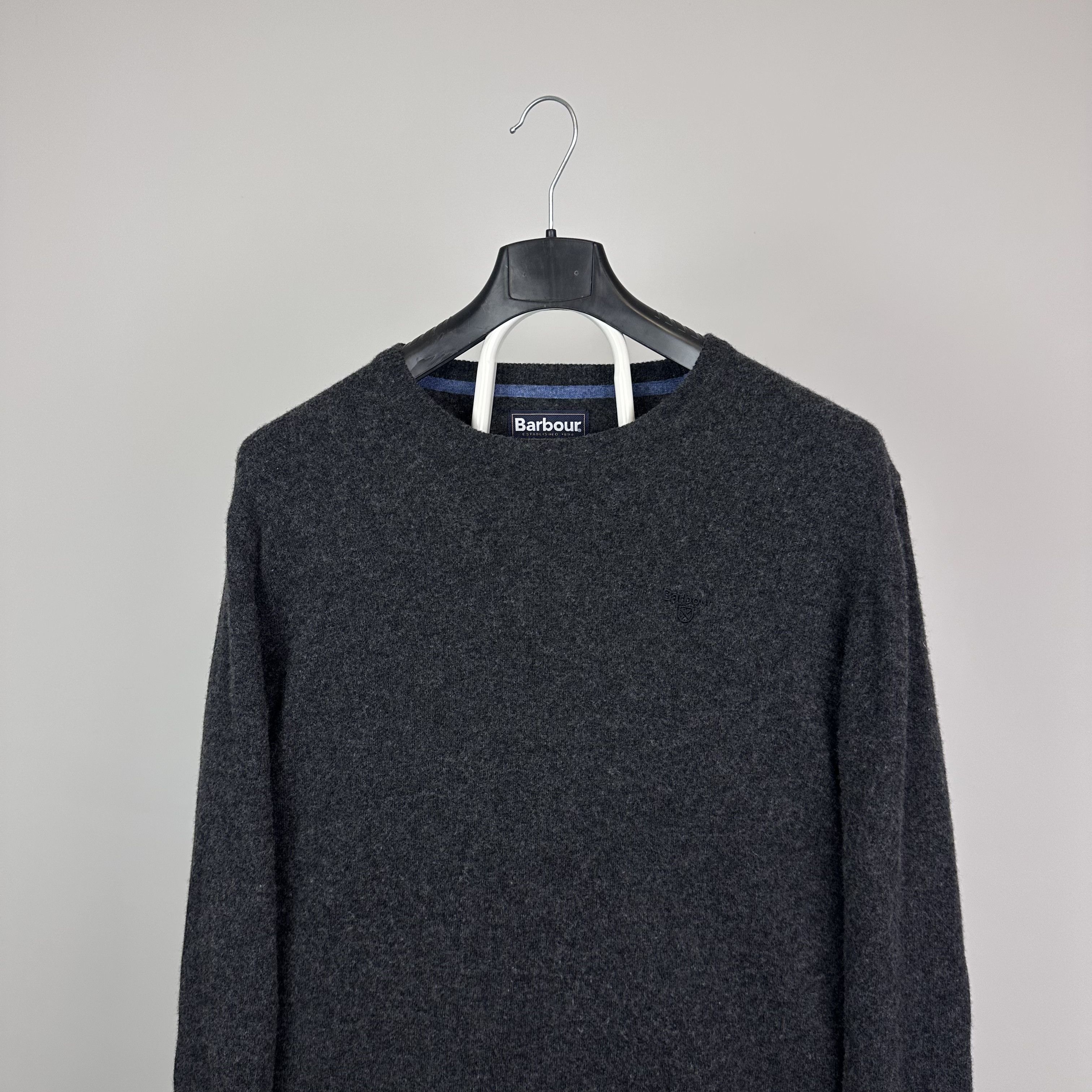 Barbour Barbour sweater men gray logo wool XL XXL Size US XL / EU 56 / 4 - 1 Thumbnail