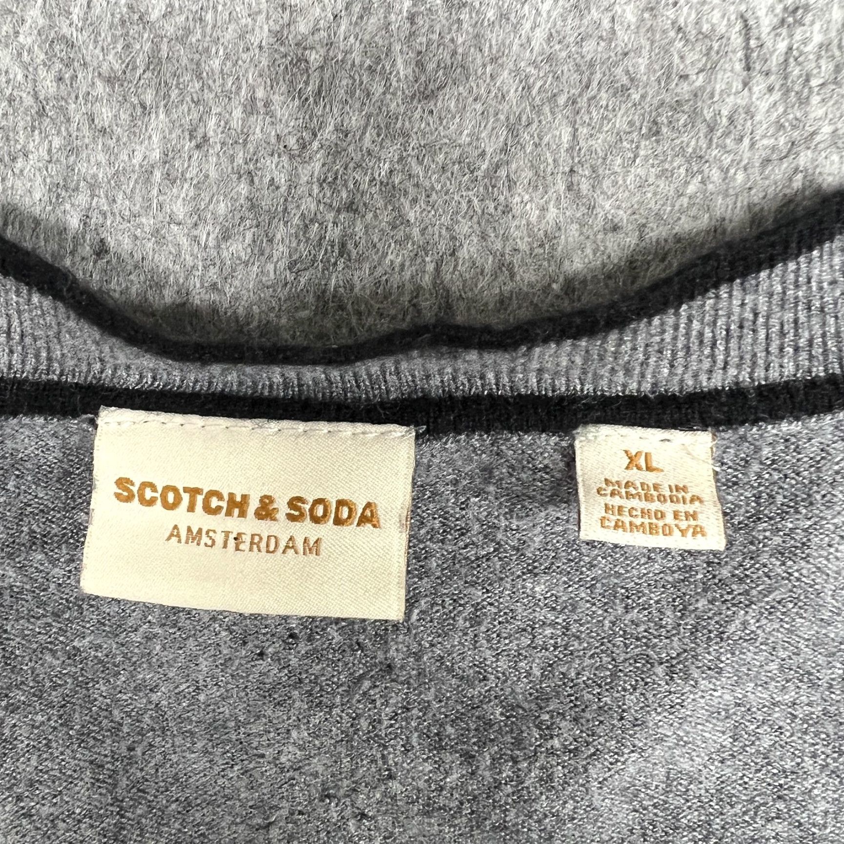 Scotch & Soda Scotch & Soda Cardigan Sweater Womens XL Gray V Neck Button Front Soft Knit Size XL / US 12-14 / IT 48-50 - 4 Thumbnail
