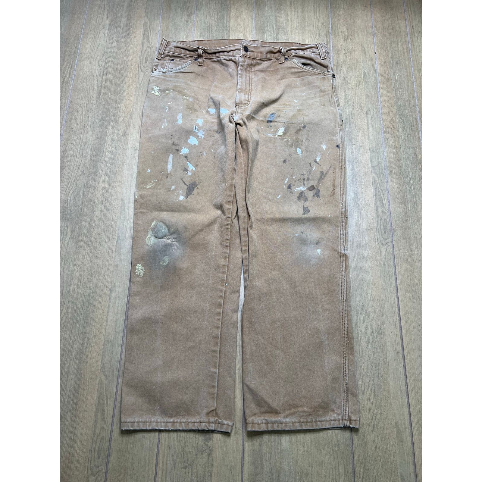 Dickies Vintage Dickies work pants 38x30 paint splatter distressed Size US 38 / EU 54 - 2 Thumbnail