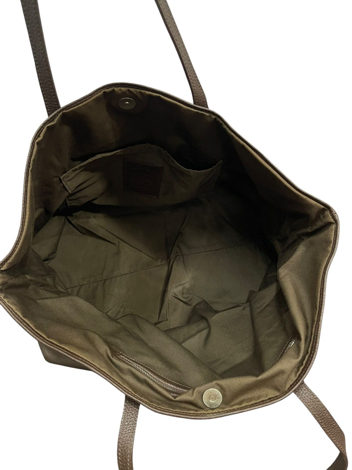 Genuine Leather Full Leather Tusting Handmade in England Tote Bag 6🟩 Size ONE SIZE - 16 Thumbnail