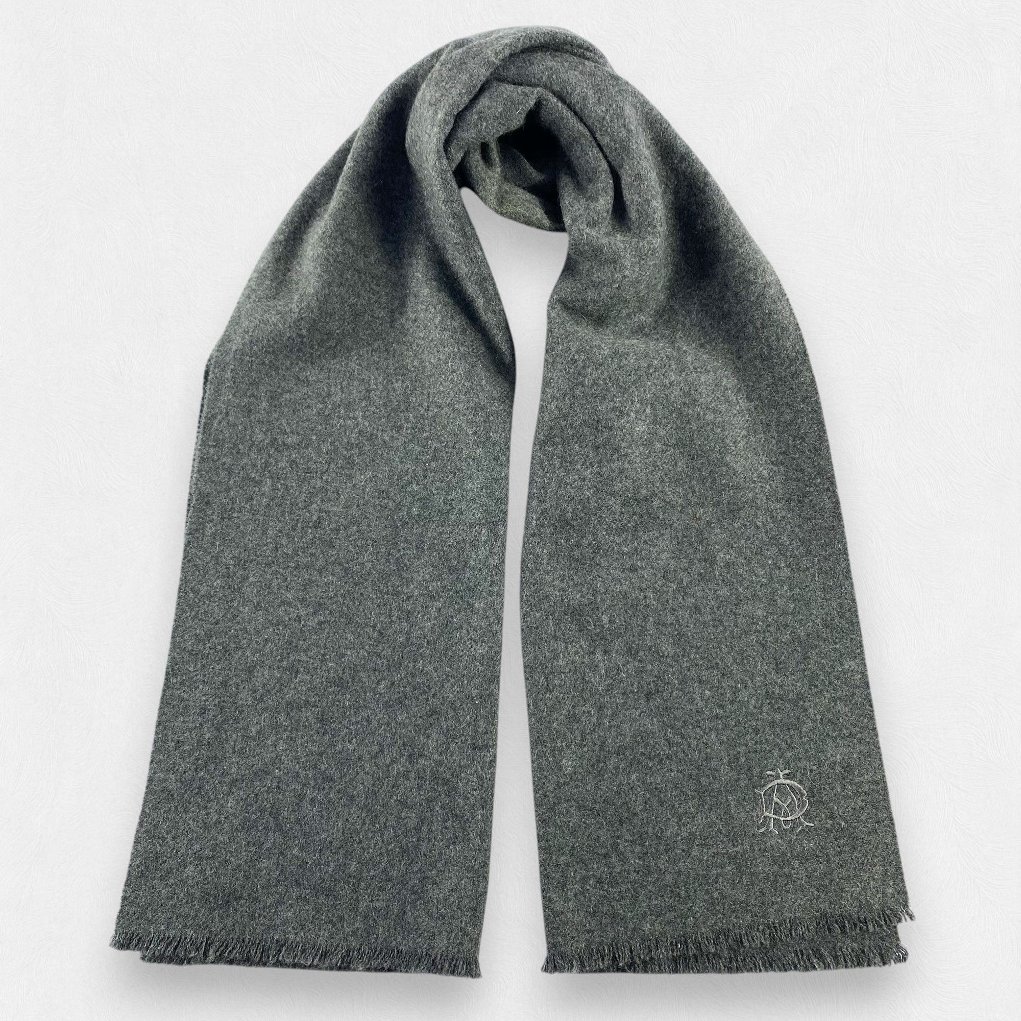 Vintage Dunhill Plain Scarf Neck Wrap Cashmere Muffler