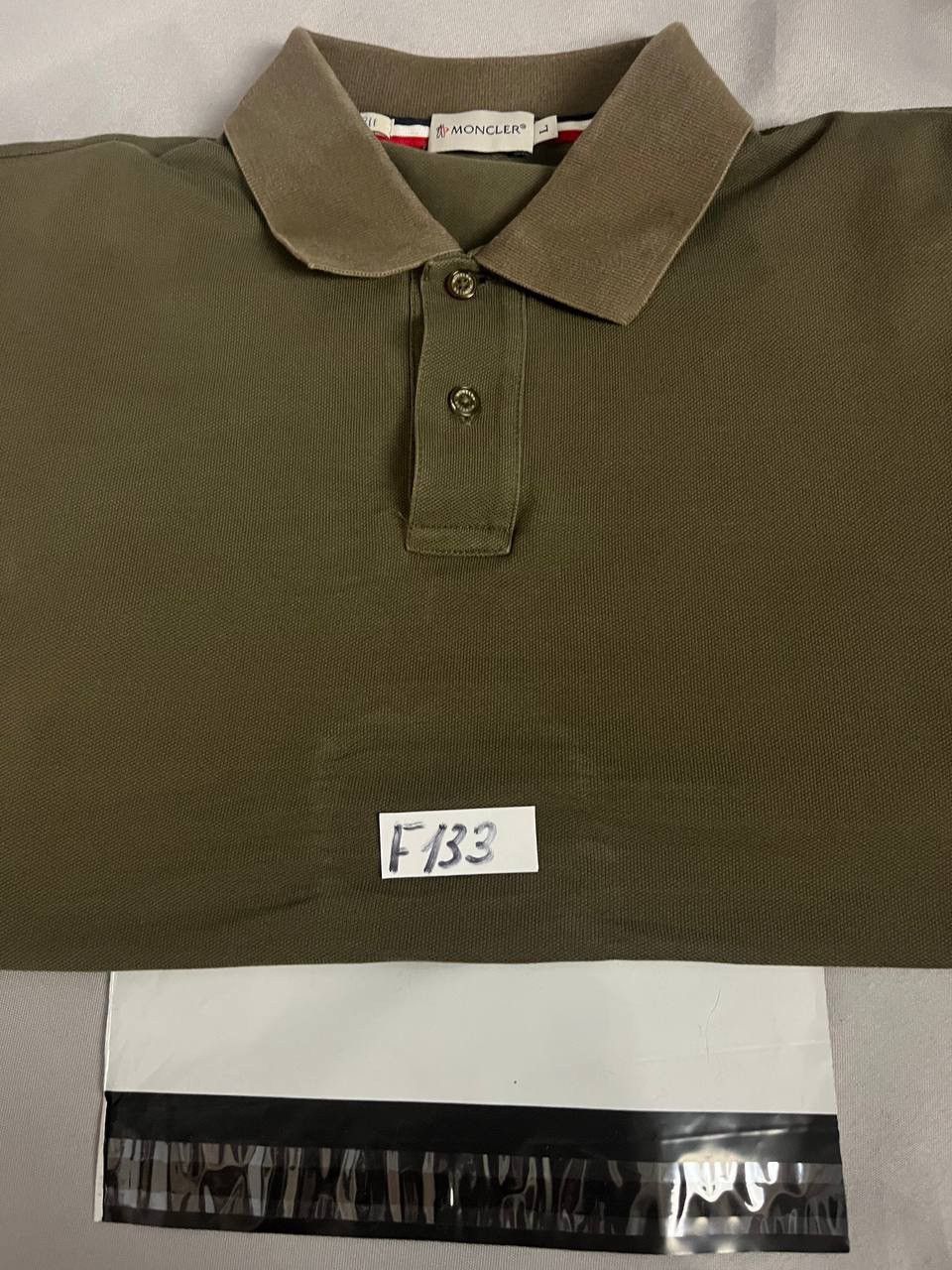Moncler Moncler Polo Brown Tee T Shirt Size US L / EU 52-54 / 3 - 13 Thumbnail