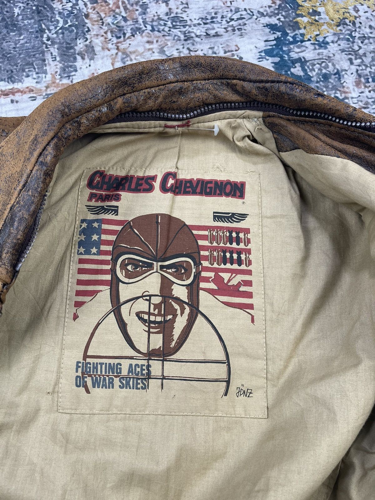 Chevignon Vintage Charles Chevignon Paris Old Flight Jackets Size US M / EU 48-50 / 2 - 5 Thumbnail