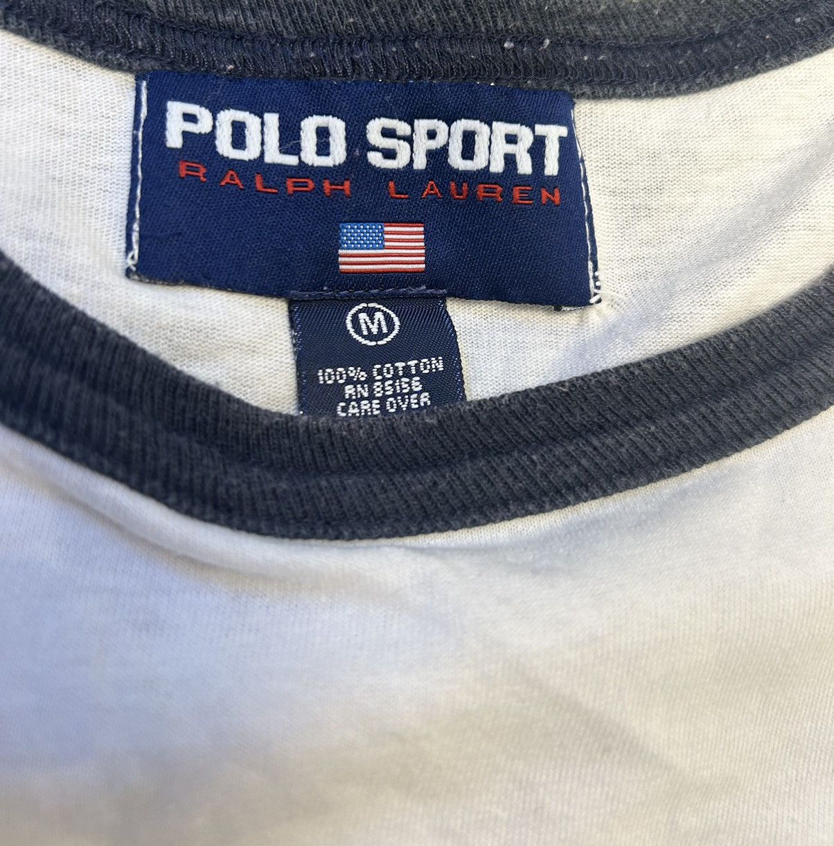 Polo Ralph Lauren Vintage Polo Sport Usa Tshirt 90s Polo Size M Size US M / EU 48-50 / 2 - 3 Thumbnail