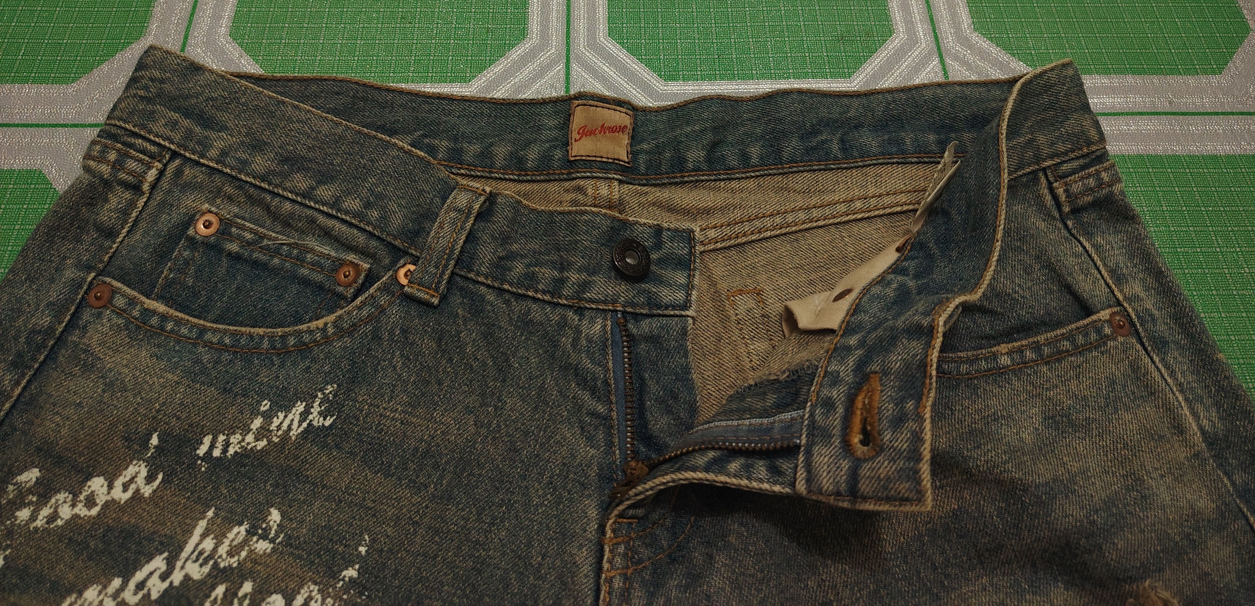 JACKROSE Rare!!! Jackrose distressed jeans bootcut Flared Jeans Size US 33 - 12 Thumbnail
