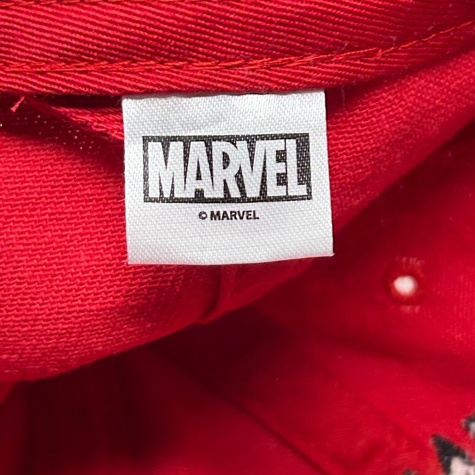 Marvel Comics Deadpool Have a Nice Day Sorta Dad Hat Baseball Cap Red Size ONE SIZE - 8 Thumbnail