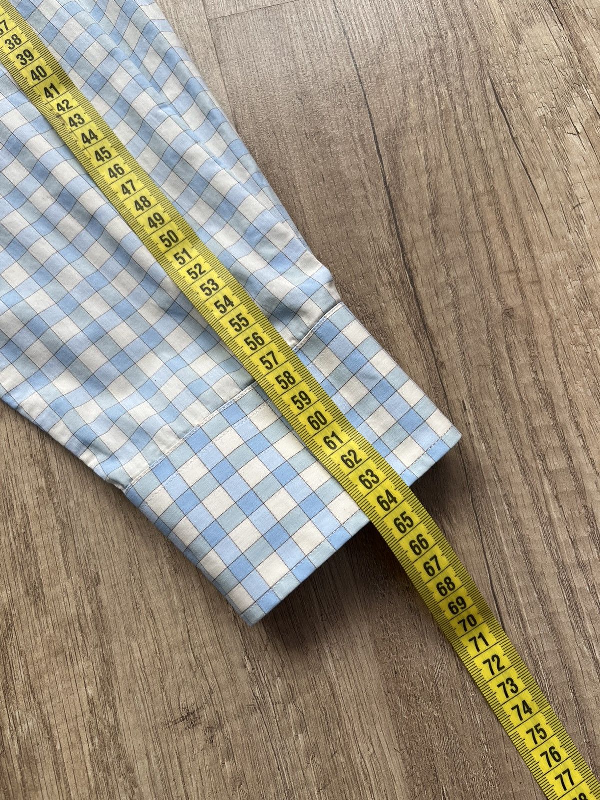 Etro × Vintage Etro Plaid Shirt Blue Men's Size 44 Size US S / EU 44-46 / 1 - 10 Thumbnail