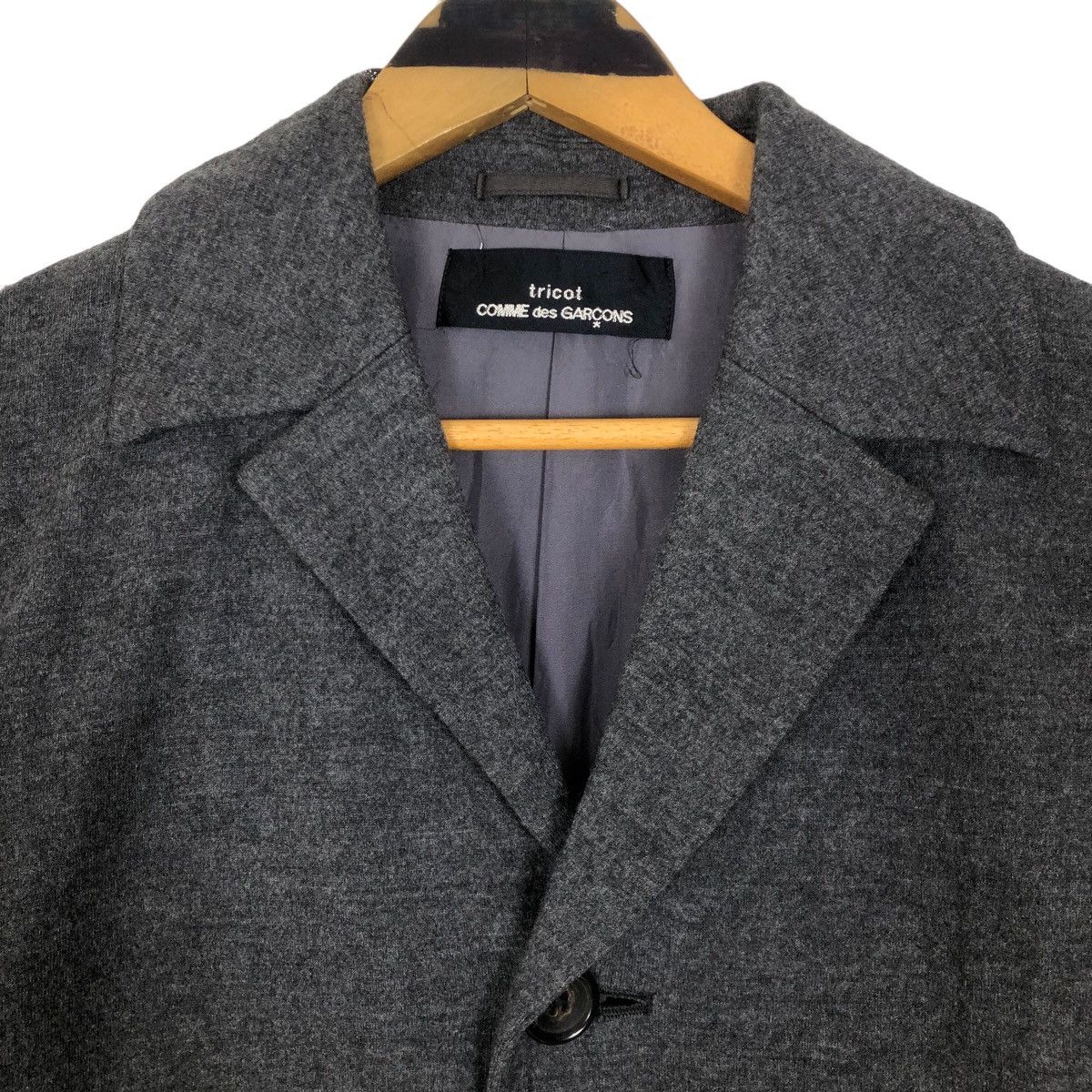 Comme des Garcons Vintage 90s Tricot Comme Des Garcons 1997 S/S Wool Car Coat Size M / US 6-8 / IT 42-44 - 9 Thumbnail