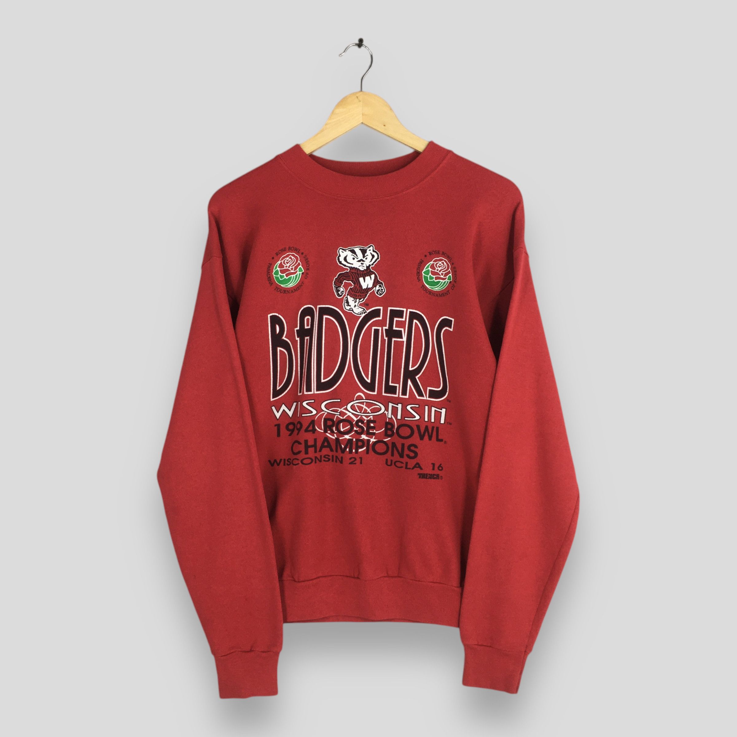 NCAA × Vintage Vintage Wisconsin Badgers NCAA Sweatshirt Medium Size US M / EU 48-50 / 2 - 1 Thumbnail