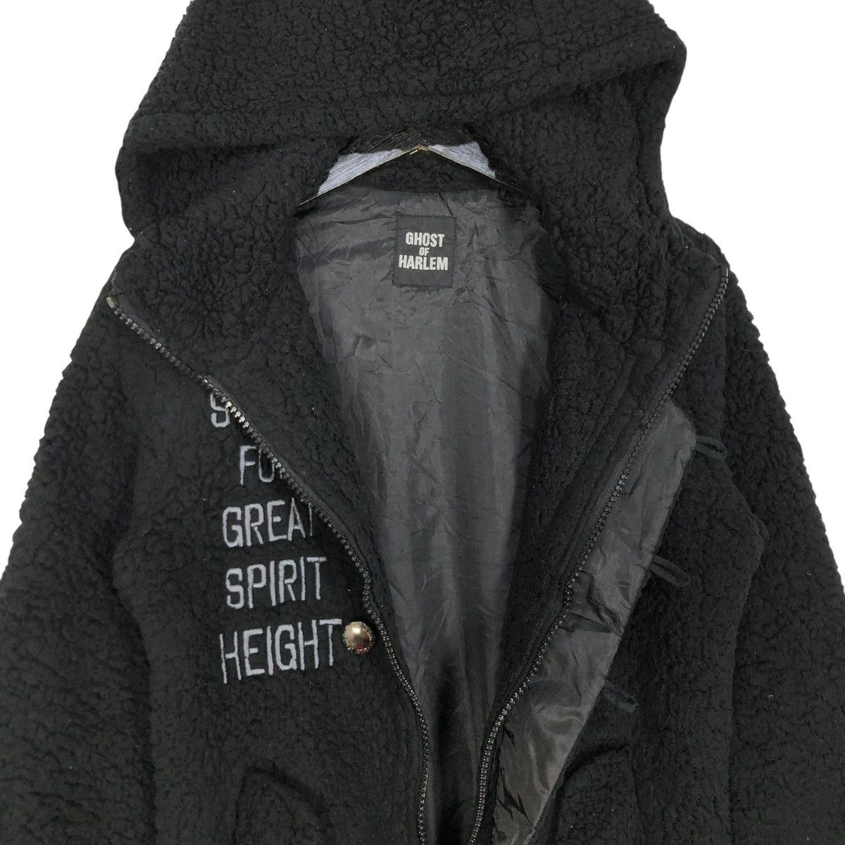 If Six Was Nine Vintage Fleece Sherpa Jacket Ghost Of Harlem Hoodie, Rock Size US S / EU 44-46 / 1 - 7 Thumbnail