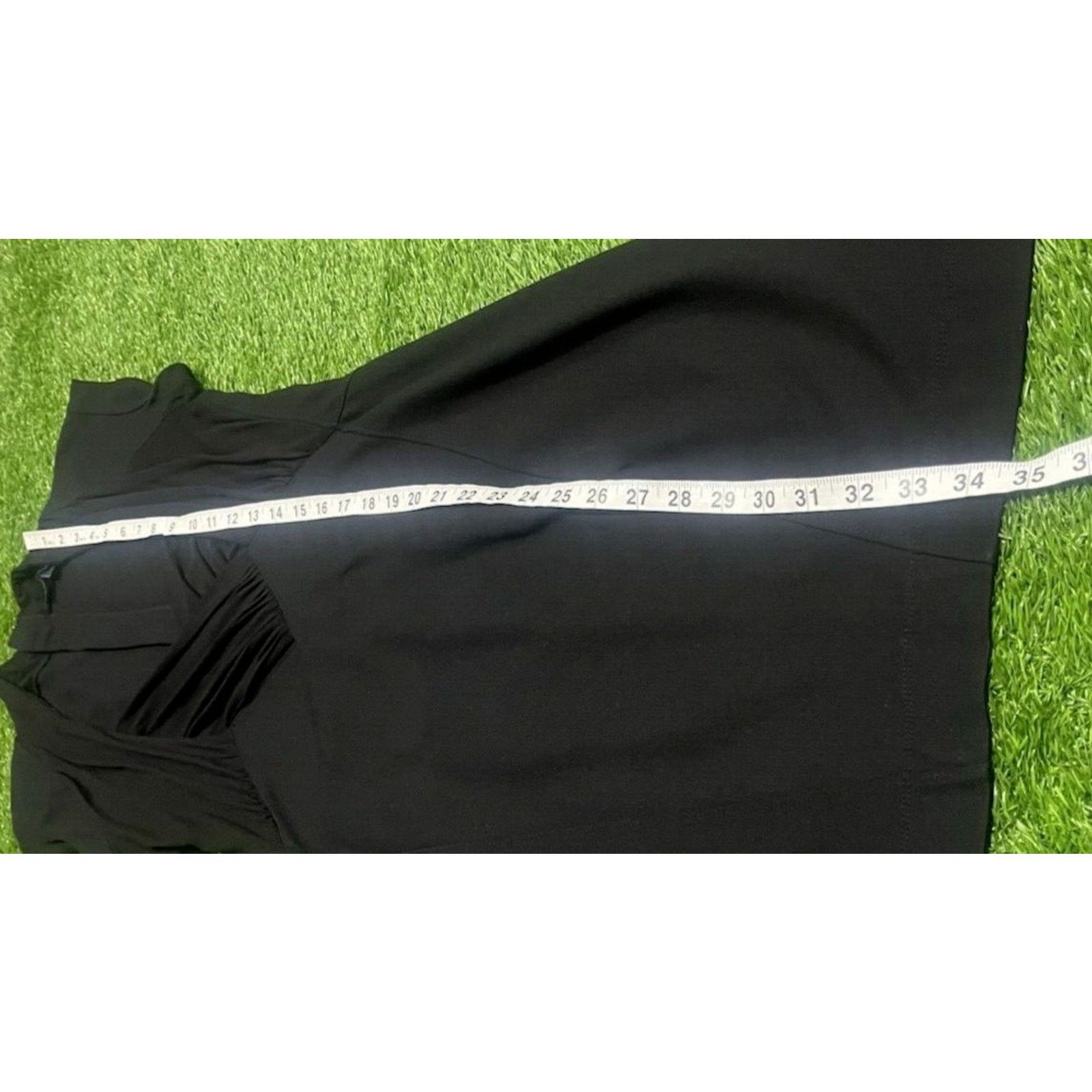 French Connection French Connection Little Black Dress Cap Sleeve 8 faux Wrap Size M / US 6-8 / IT 42-44 - 7 Thumbnail