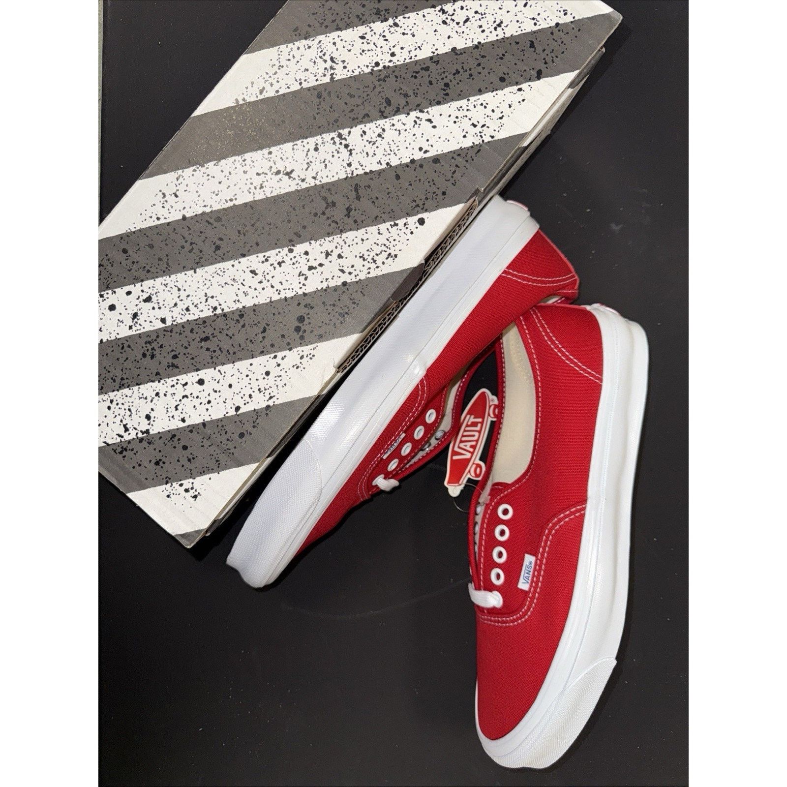 Vans Vans Authentic True Red Mens Original Classic Canvas Sz 13 Size US 13 / EU 46 - 3 Thumbnail