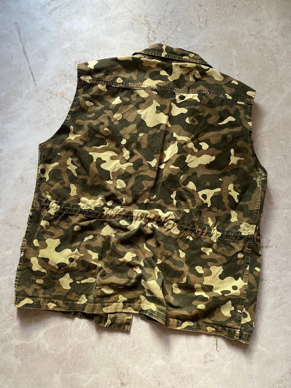Band Tees × Vintage Vintage Custom Rock Band Camo Military Vest Y2K Size US M / EU 48-50 / 2 - 5 Thumbnail