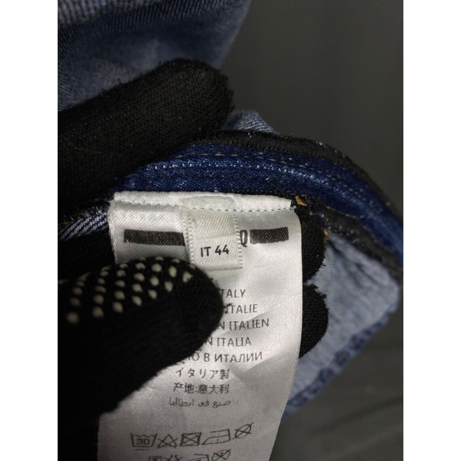 Alexander McQueen Alexander McQueen Patchwork Denim Men's Blue Biker Jeans Jac Size US S / EU 44-46 / 1 - 10 Thumbnail