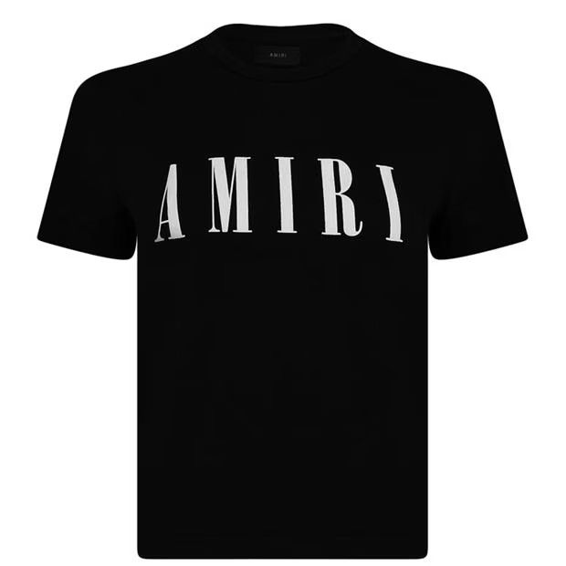 Amiri o1g2r1mq0824 Core Logo T-Shirts in Black Size S / US 4 / IT 40 - 1 Thumbnail
