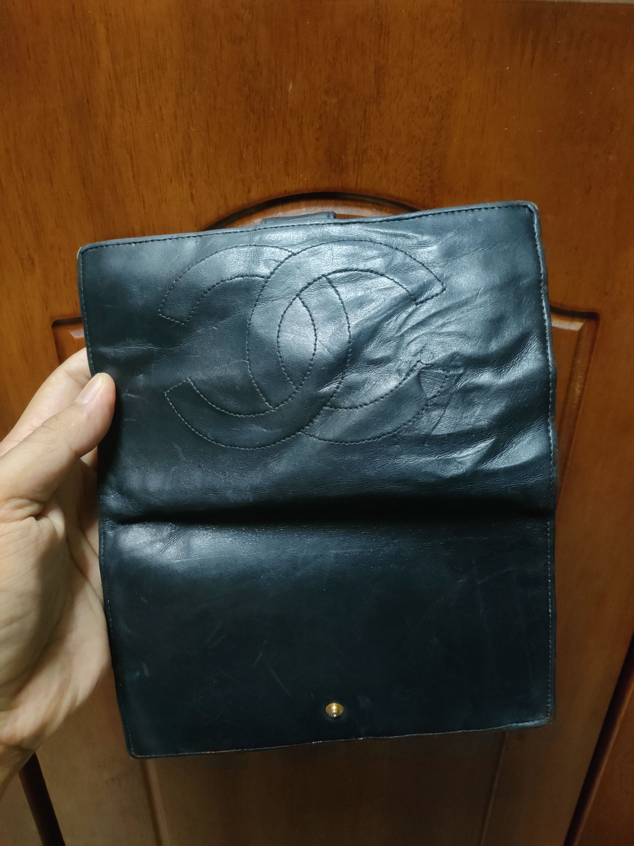 Chanel Classic Chanel Black CC Bifold Long Wallet Size ONE SIZE - 2 Thumbnail