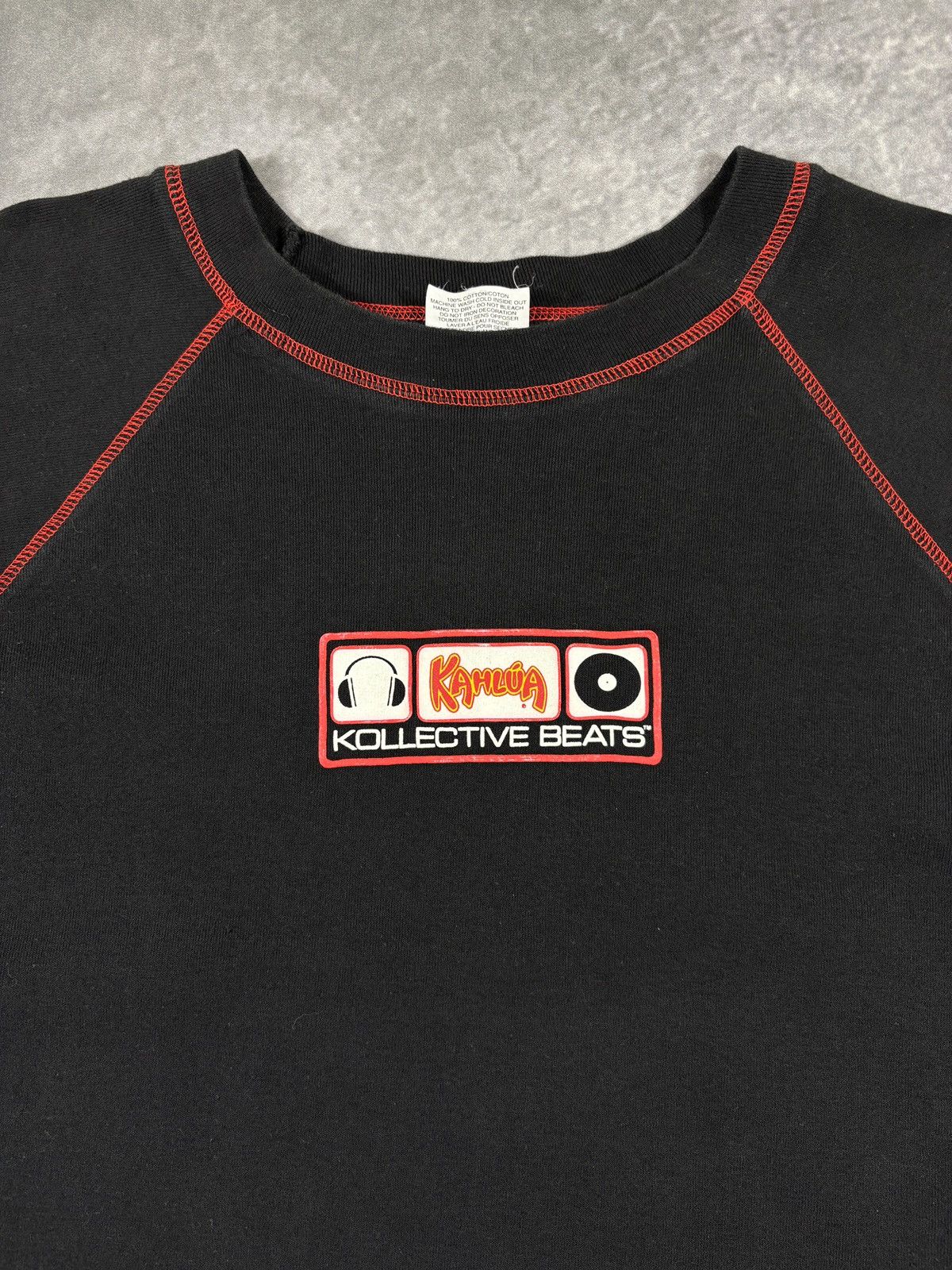 Vintage Vintage Kahlua T-Shirt Raglan Contrast Stitch Raver EDM Y2K Size US L / EU 52-54 / 3 - 3 Thumbnail