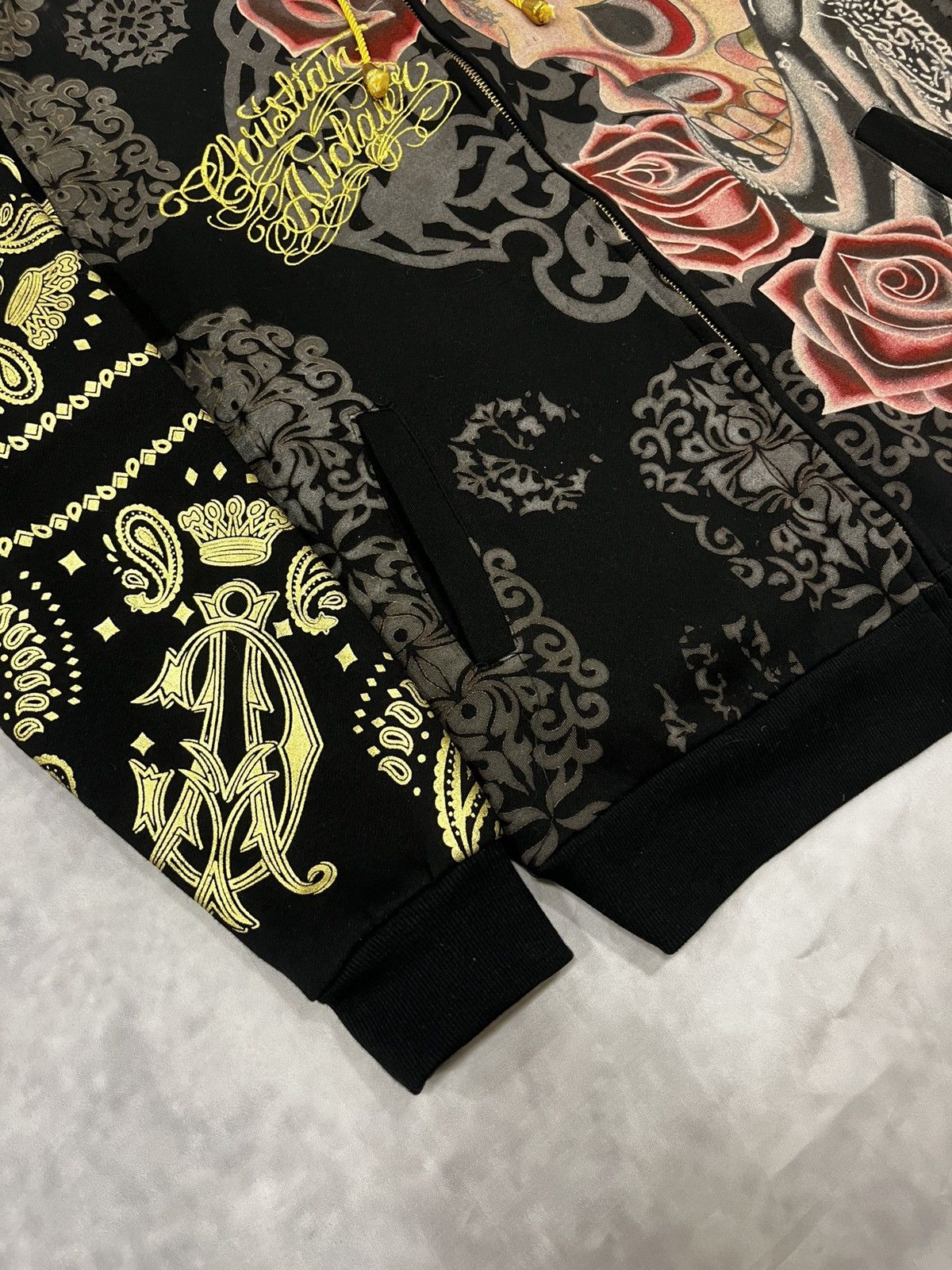 Christian Audigier Christian Audigier Ed Hardy Vintage Tatoo Full Zip Hoodie Size US XL / EU 56 / 4 - 3 Thumbnail
