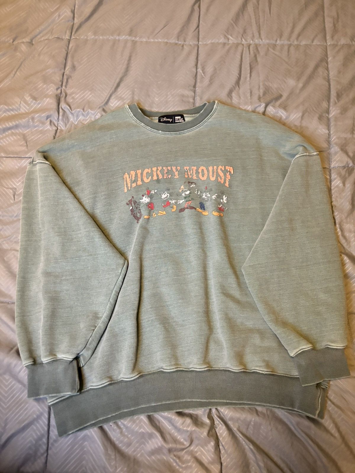 Disney Distressed Disney Mickey Mouse Sweatshirt Size US L / EU 52-54 / 3 - 1 Thumbnail