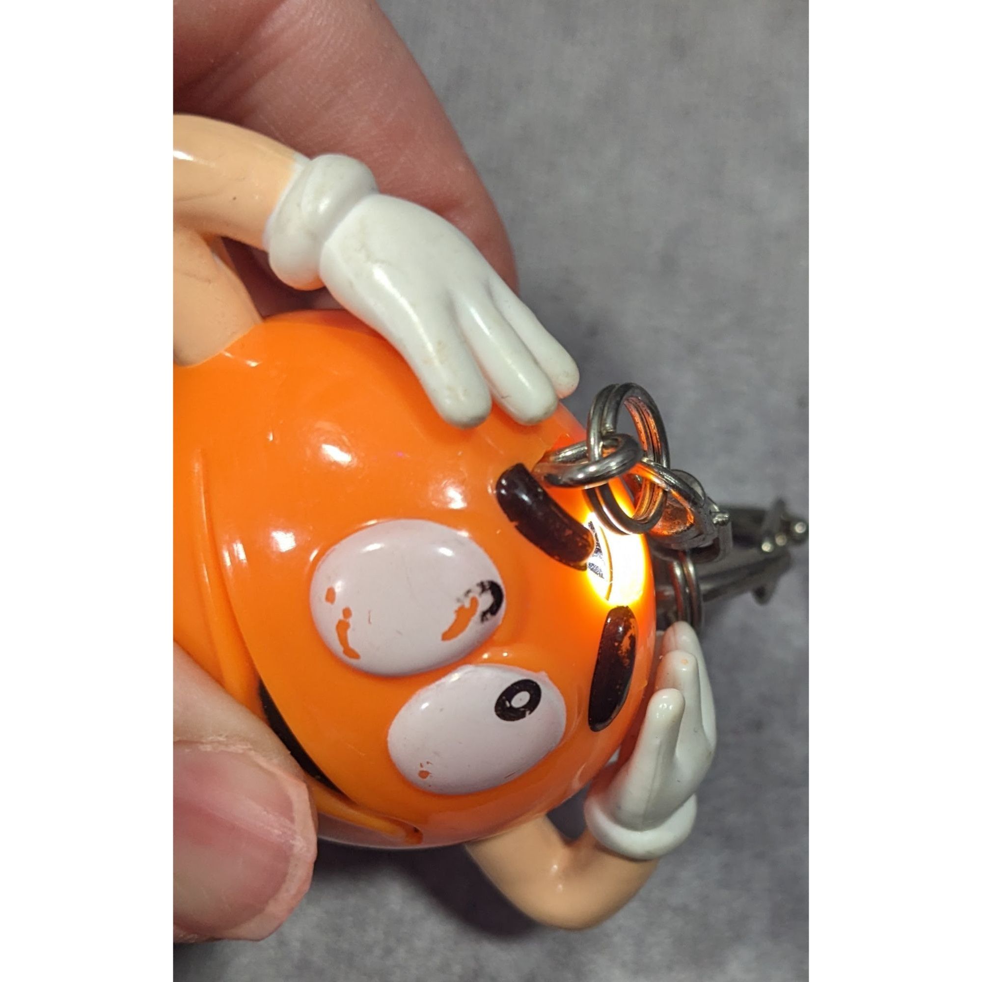 Other Orange M&M 2011 Figural Keychain Flashlight Size ONE SIZE - 8 Thumbnail