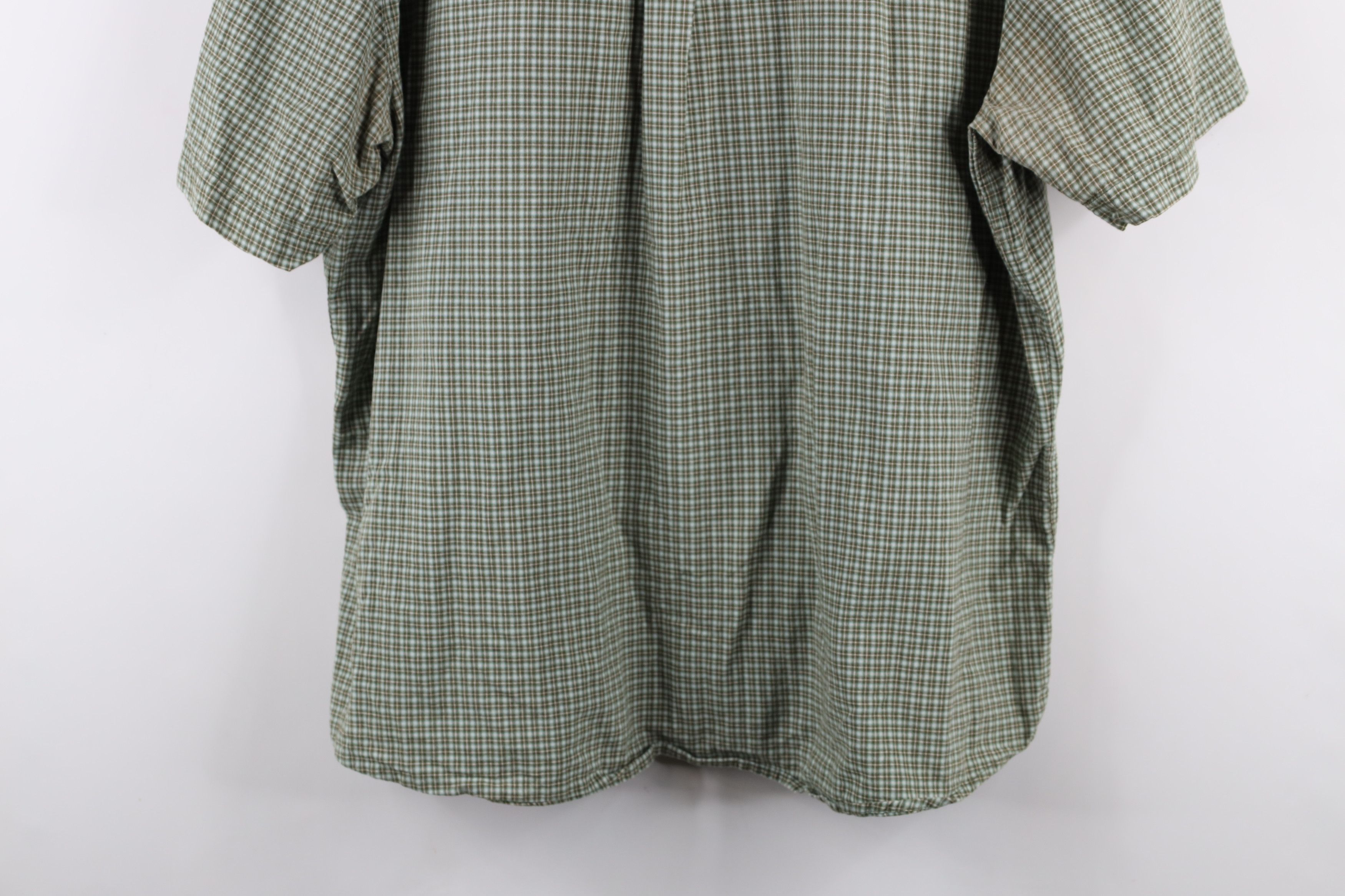 Vintage × Woolrich Woolen Mills Vintage 90s Y2K Woolrich Short Sleeve Button Down Shirt Size US XL / EU 56 / 4 - 10 Thumbnail