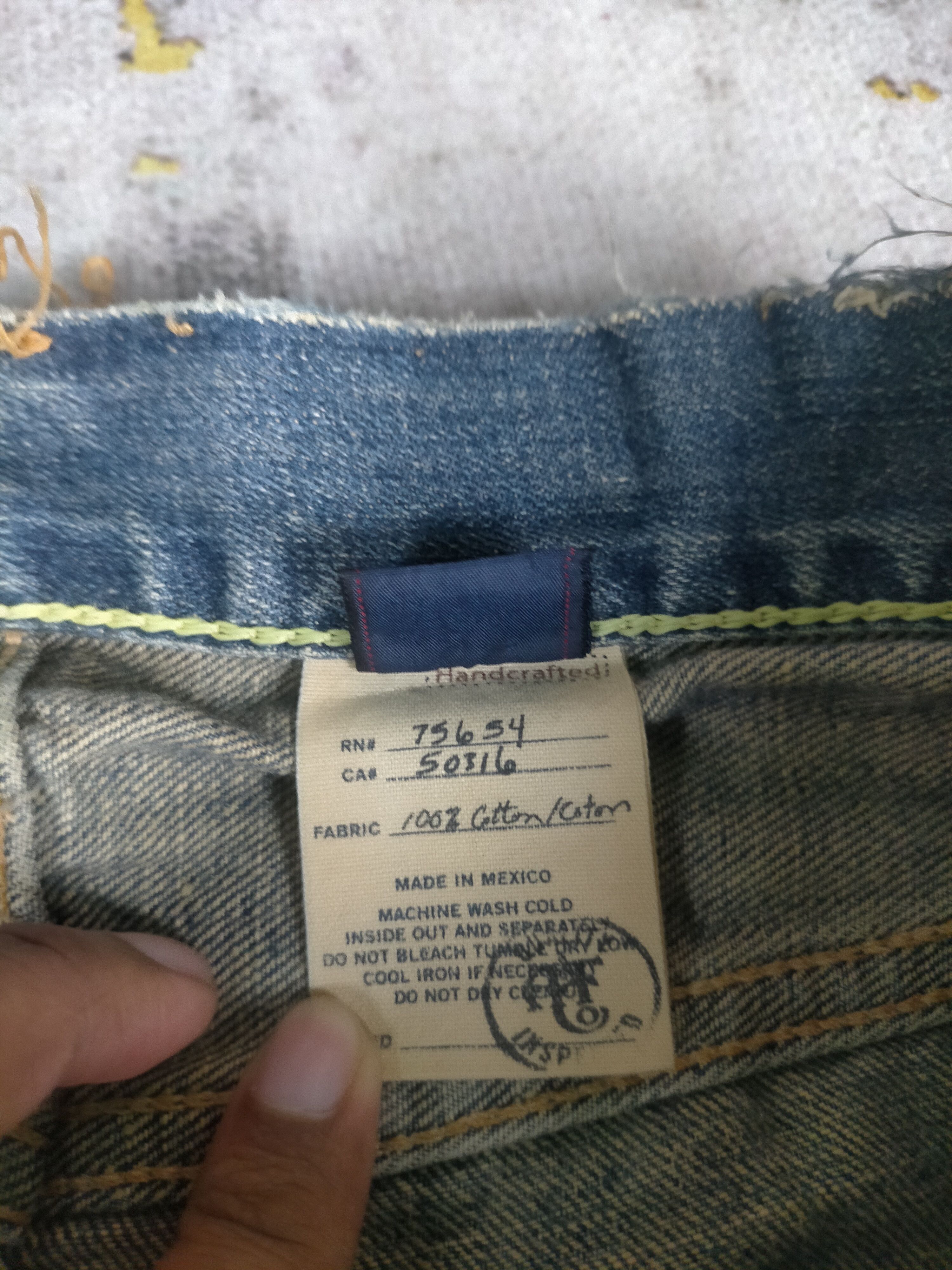 Tornado Mart Vintage Flare Abercrombie & Fitch Distressed Jeans Size US 30 / EU 46 - 6 Thumbnail