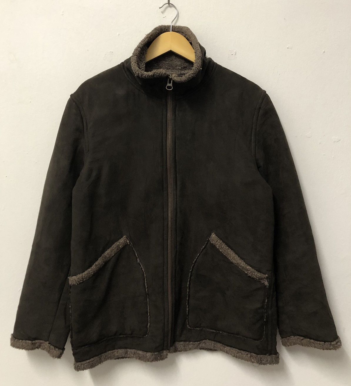 Japanese Brand Vintage Trimmer Jeans Waxed Leather Jacket Size US M / EU 48-50 / 2 - 1 Thumbnail
