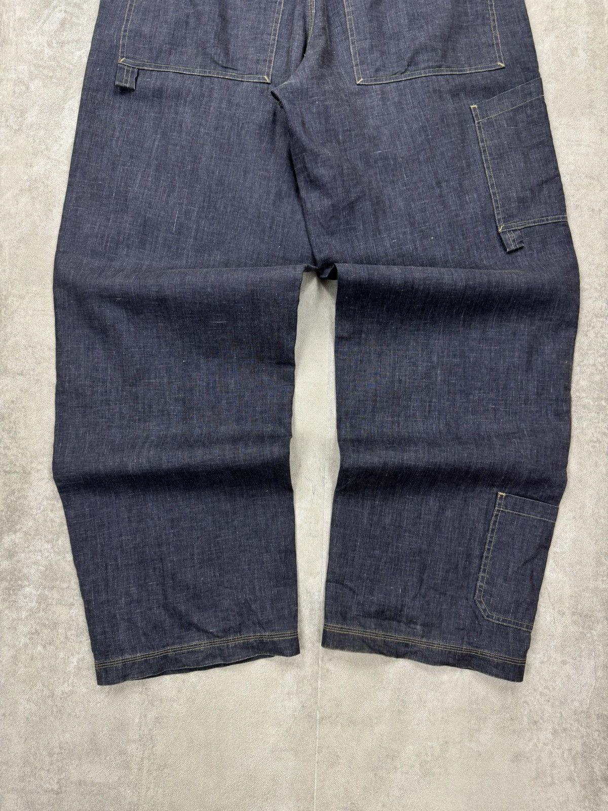 Other Yes Or Not Linen/Cotton Baggy Skater Pants Front Pockets Size US 34 / EU 50 - 6 Thumbnail