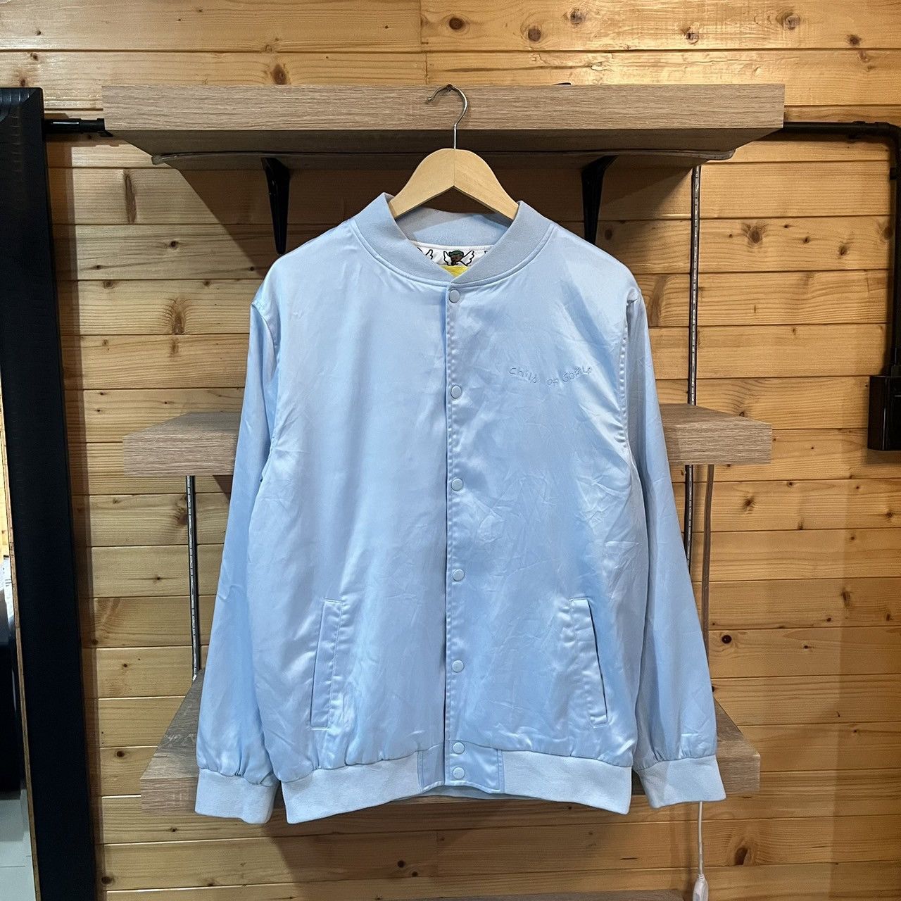 Golf Wang × Golf le Fleur × Tyler The Creator Golf Wang Child of Golf Satin Jacket Size US L / EU 52-54 / 3 - 8 Thumbnail