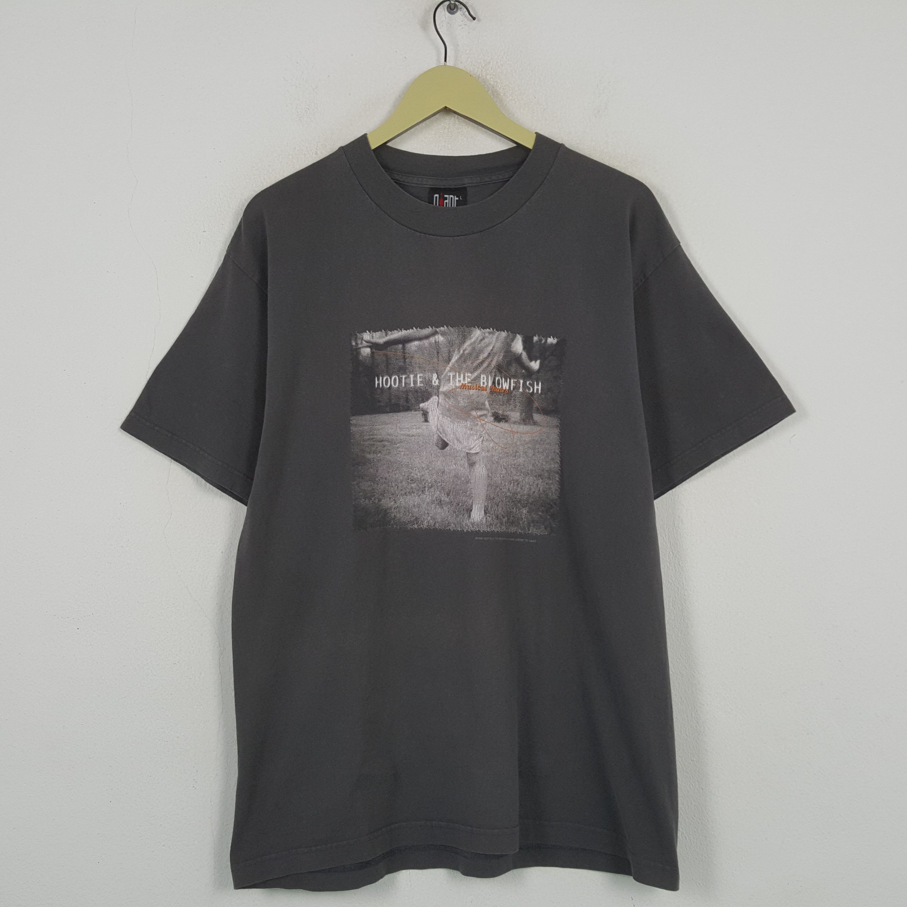 Band Tees × Giant Vintage Hootie & The Blowfish American Rock Band T-shirt Size US M / EU 48-50 / 2 - 1 Thumbnail