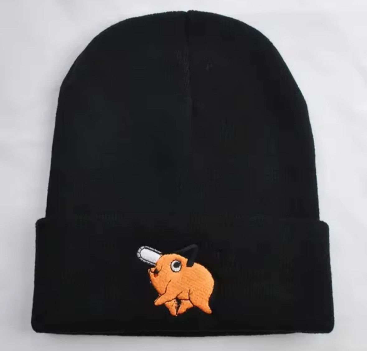 Other Y2K Trendy Chainsaw Pochita Dog Knit Beanie Hat Skullies Cap Size ONE SIZE - 1 Thumbnail