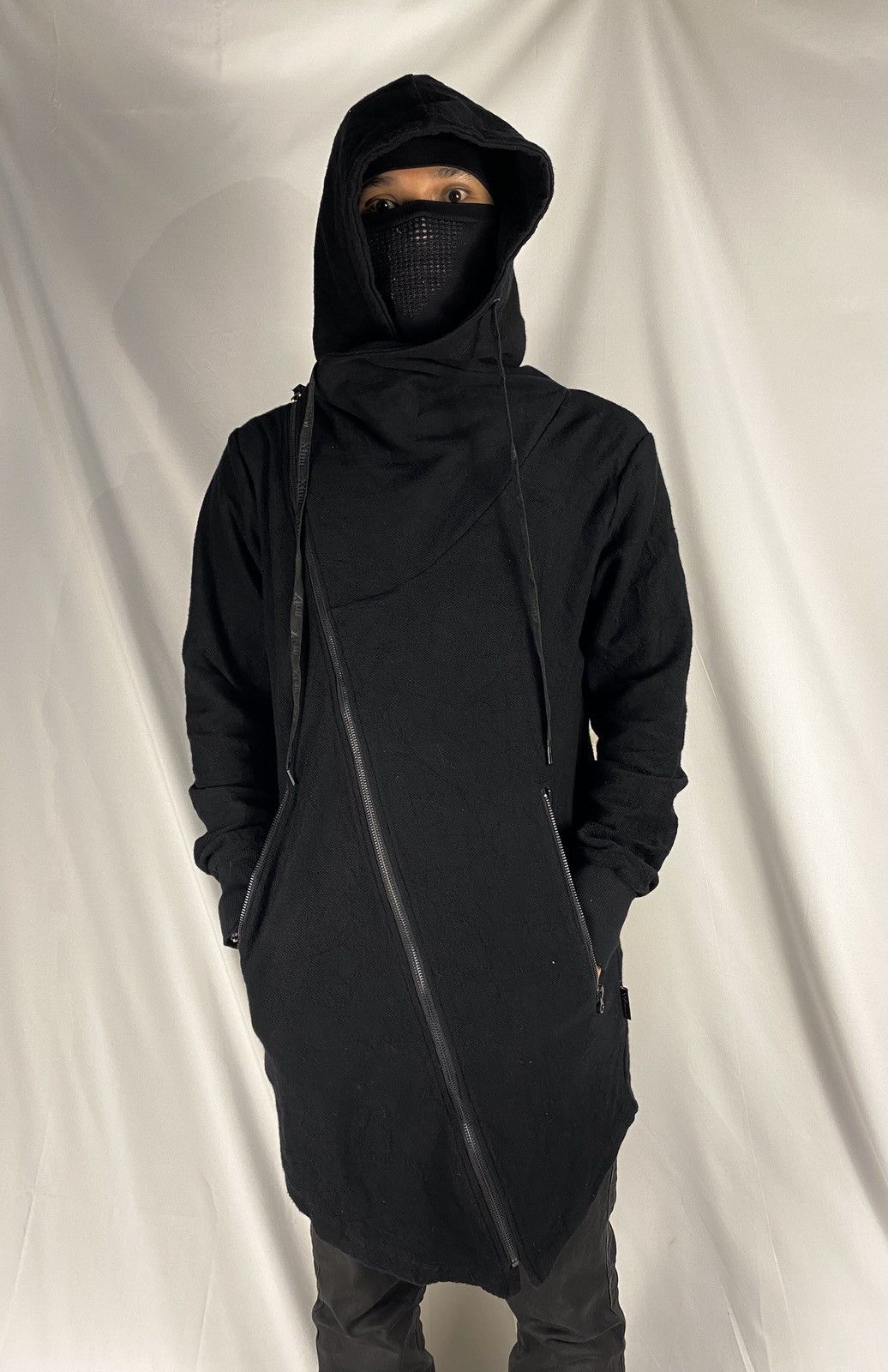 If Six Was Nine XFRM Hoodie Asymmetrical Punk Gothic Ninja LGB Style Size US L / EU 52-54 / 3 - 2 Thumbnail
