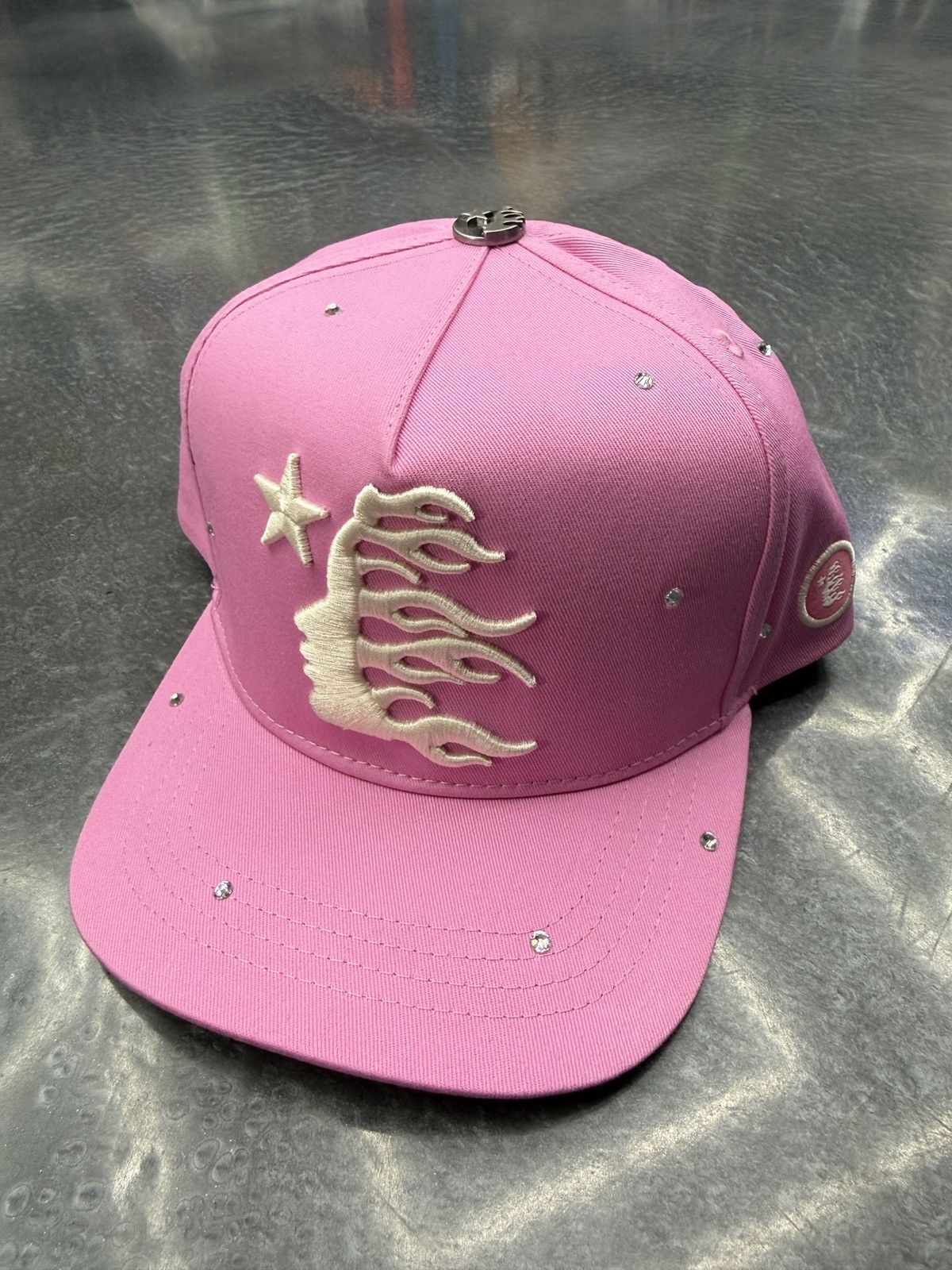 HELLSTAR Hellstar OG Logo Rhinestone Snapback Size ONE SIZE - 1 Thumbnail