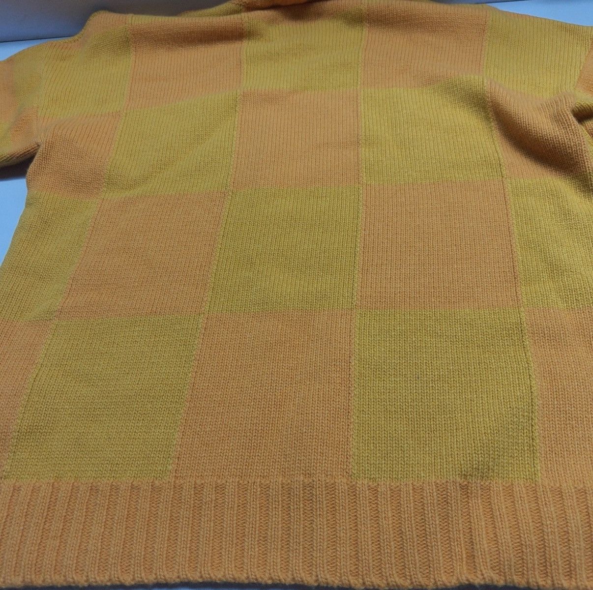 Off-White Off-White Checkerboard Logo Intarsia Sweater Size US M / EU 48-50 / 2 - 8 Thumbnail