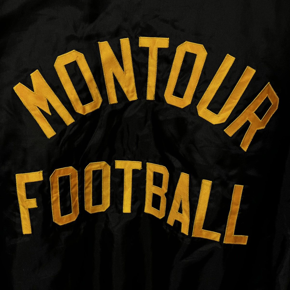 Vintage Holloway Vintage Bomber Jacket Made in USA MONTOUR FOOTBALL Size US XL / EU 56 / 4 - 8 Thumbnail