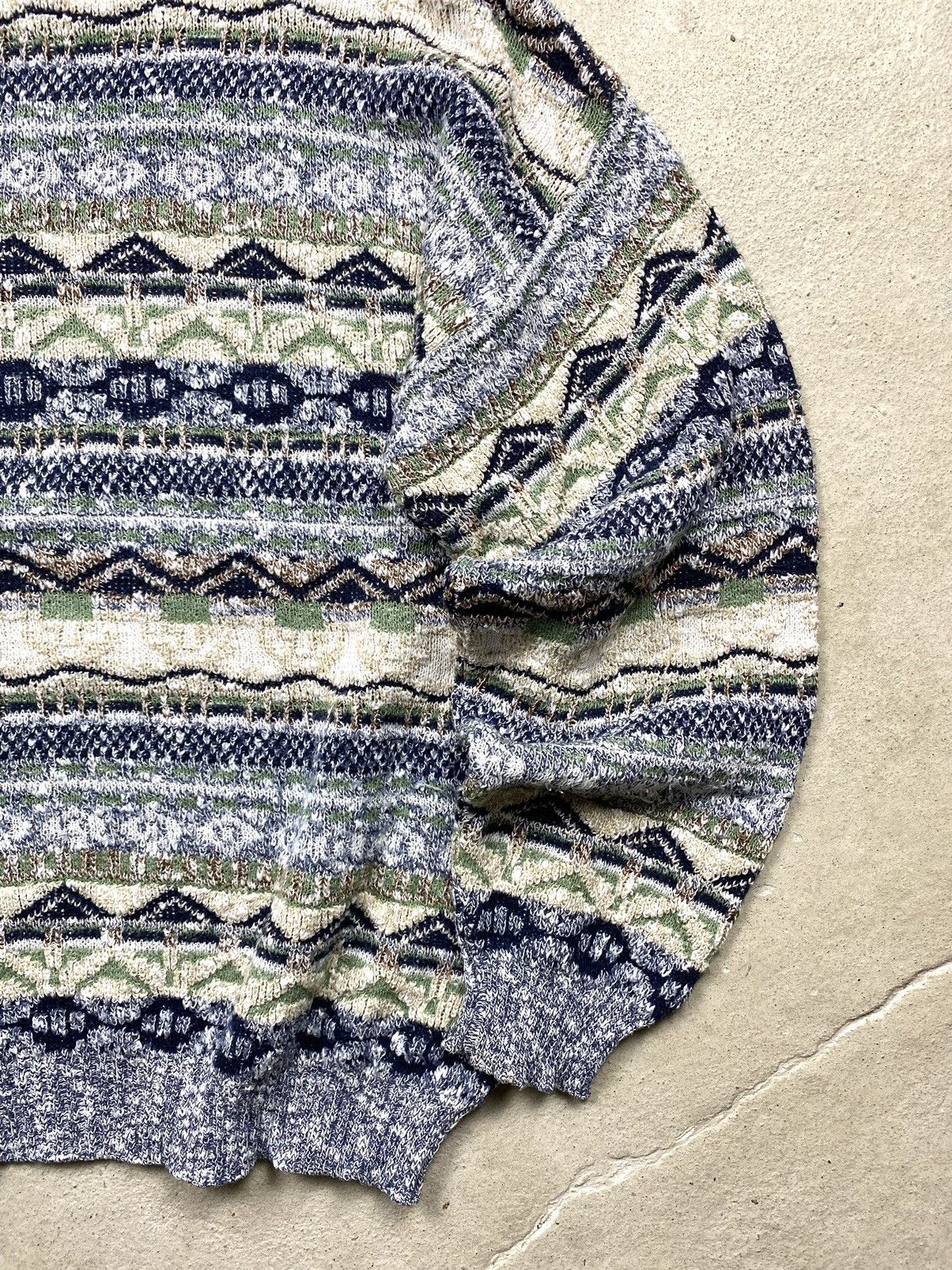 Coogi 90’s Japan Knit Striped Sweater Coogi style Carlo Colucci Size US M / EU 48-50 / 2 - 13 Thumbnail