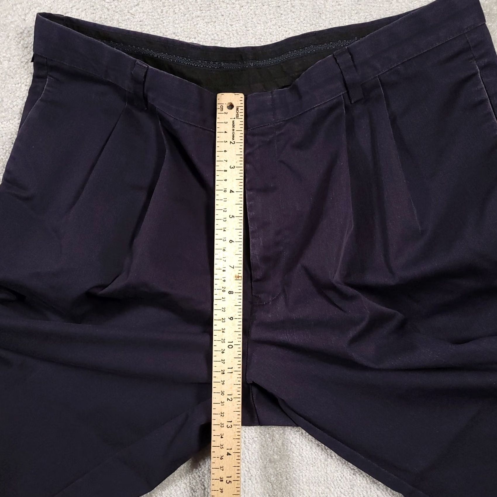 Dockers DOCKERS Pants Mens 38x32 Blue Pleated Stain Defender Straight Leg Cuffed 90s Size US 38 / EU 54 - 6 Thumbnail