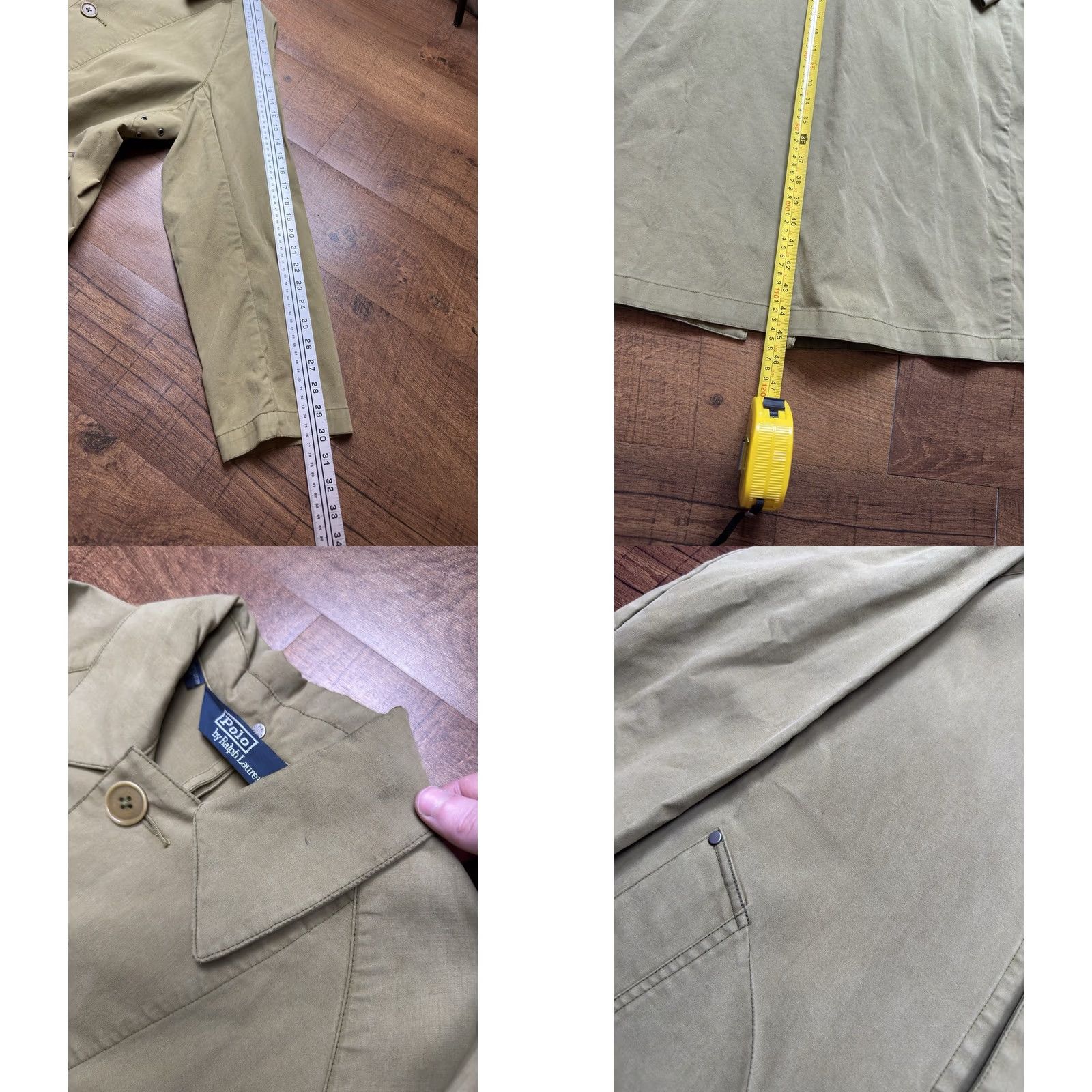 Ralph Lauren VTG 80s Polo Ralph Lauren Twill Cotton Duster Trench Coat Green Men’s Size Small Coat Size US S / EU 44-46 / 1 - 8 Thumbnail
